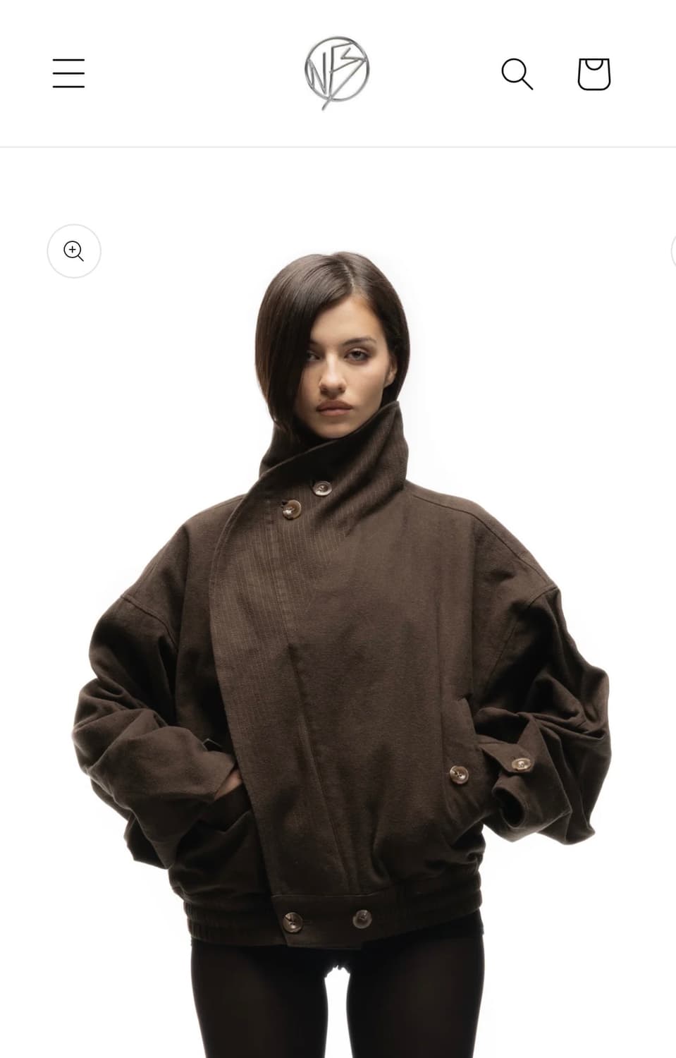 No faith studios 노페이스스튜디오 브라운 자켓 상품이미지1