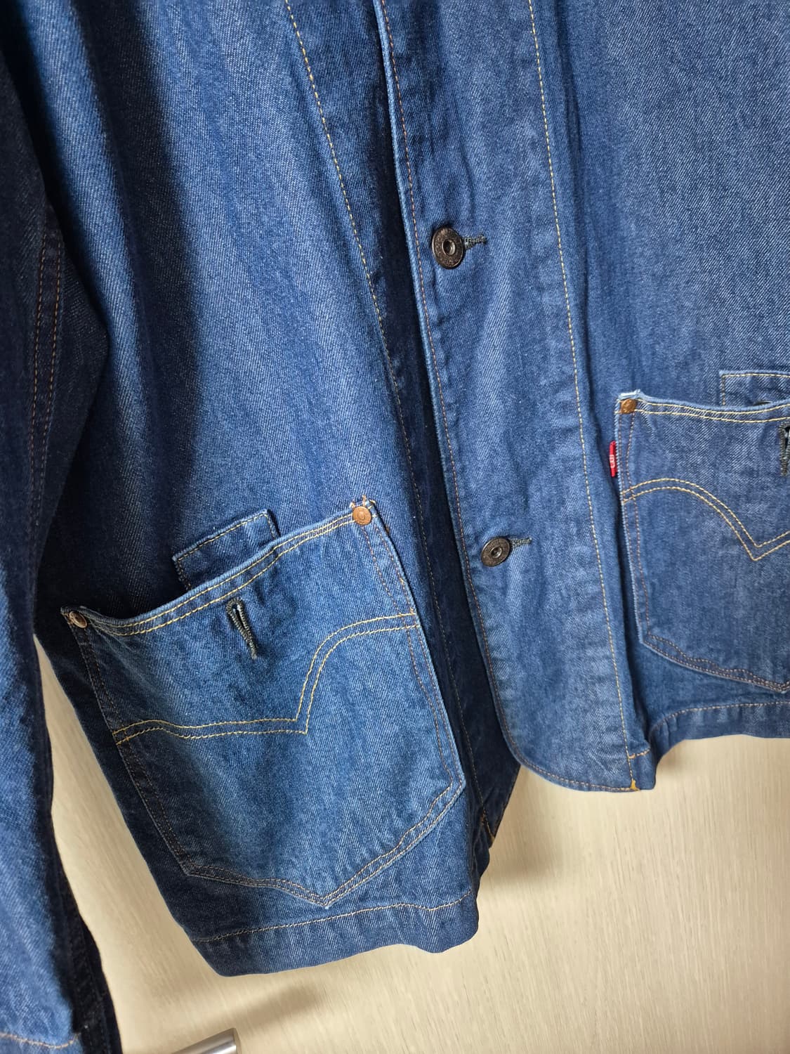 리바이스 엔지니어드 코트 자켓 레드라인 m 남성 상품이미지5