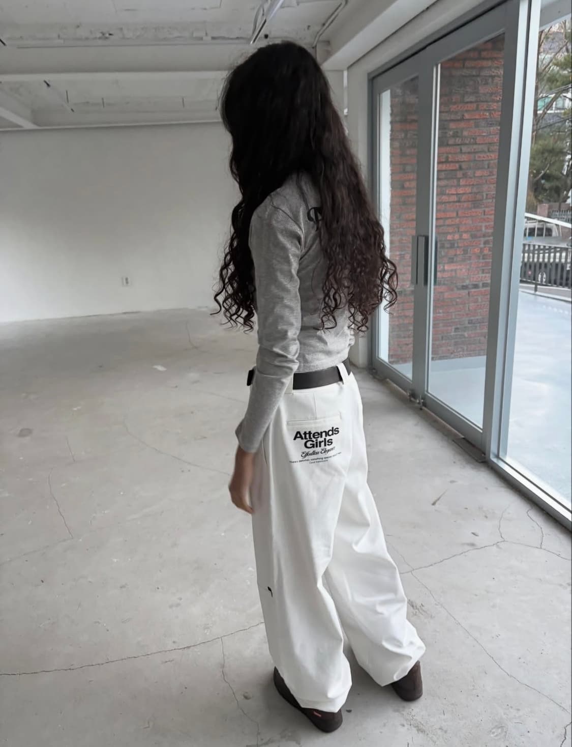 어텐즈 치노팬츠 화이트 상품이미지1