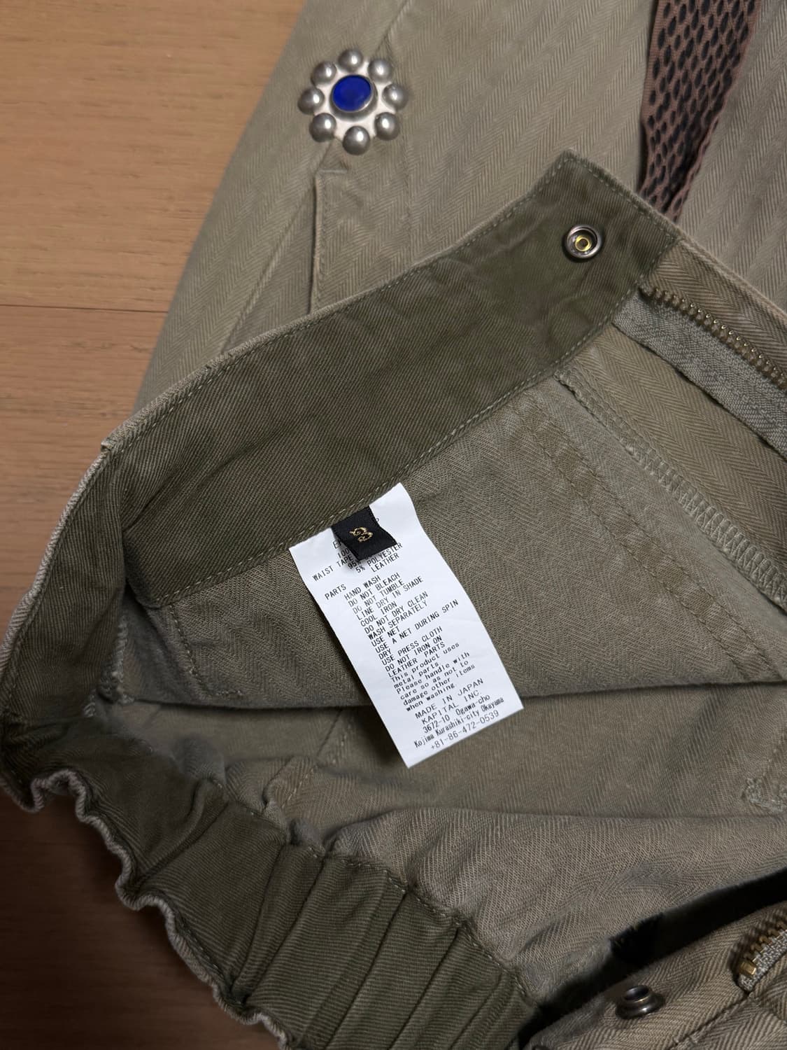 캐피탈 잼스톤 베이커 팬츠 3사이즈 상품이미지3