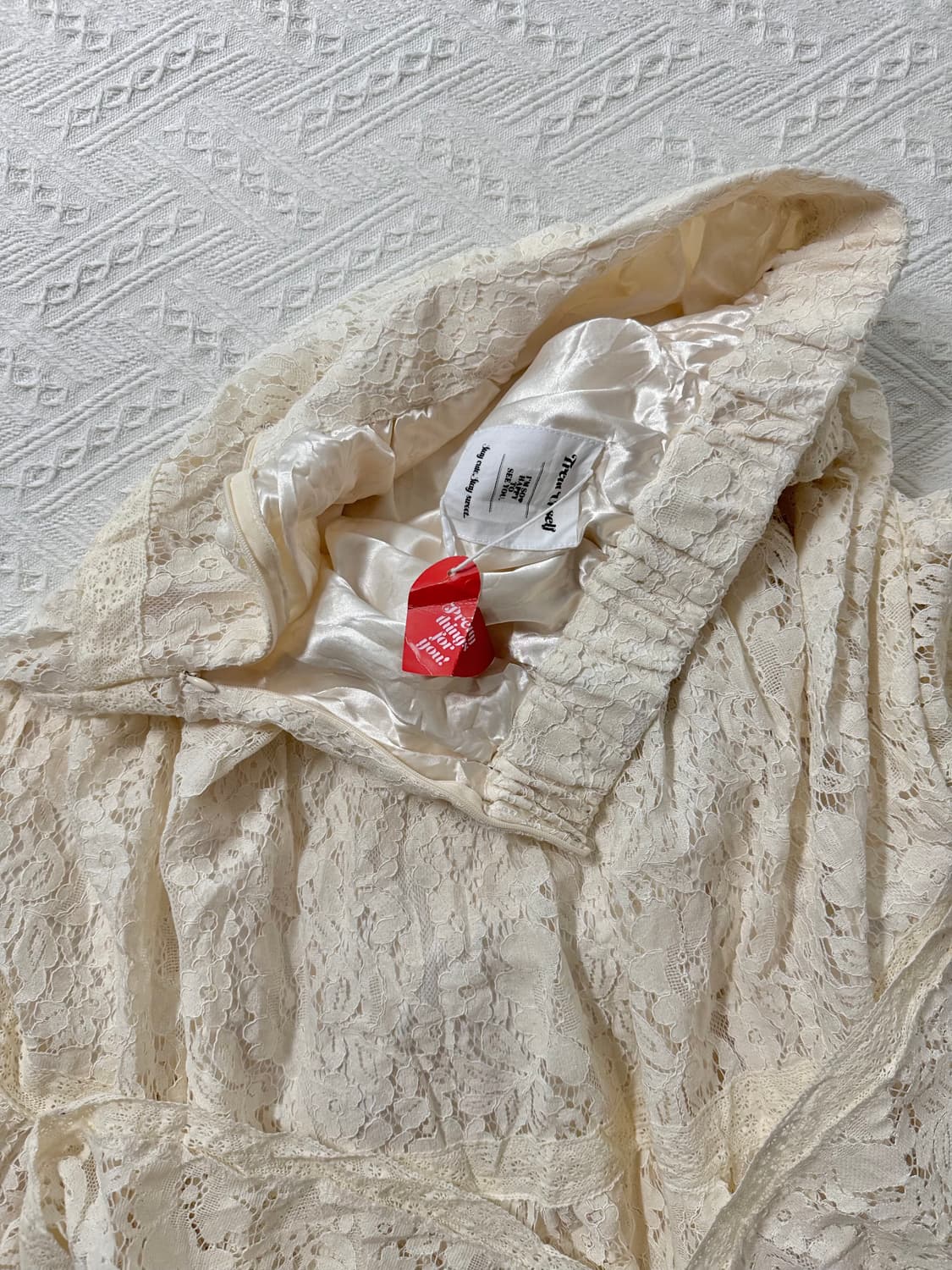 (미사용) 레이스 롱 스커트 상품이미지7