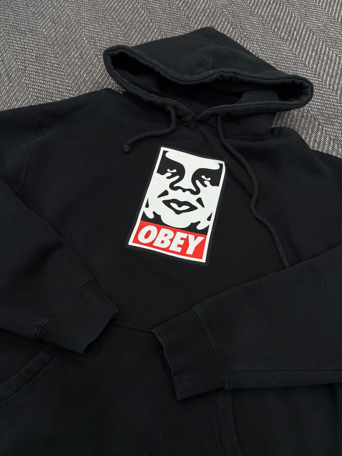 obey 오베이 후드티 블랙m 상품이미지4