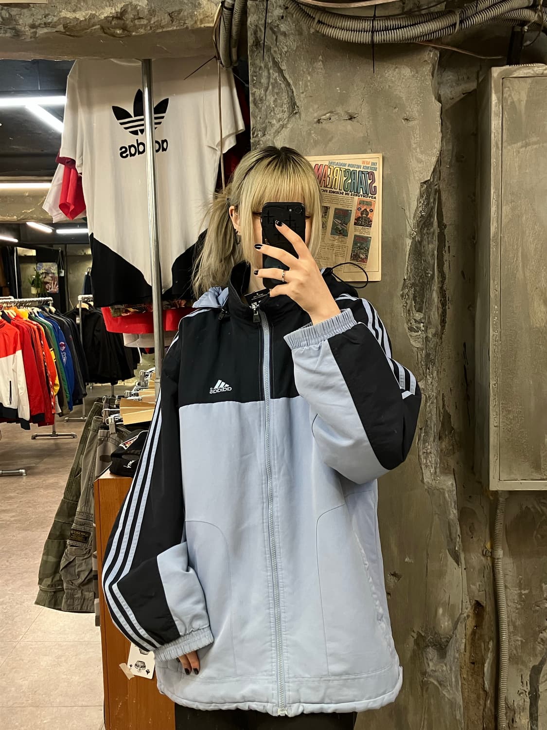 아디다스 점퍼 블루 3XL  #csz1111 상품이미지2