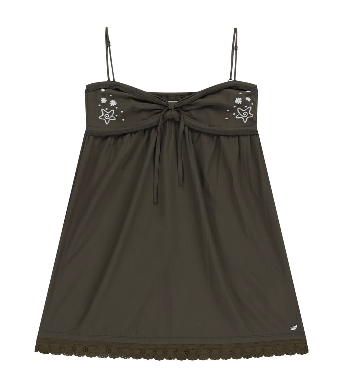 코이세이오 solar stitch mini dress brown 상품이미지1