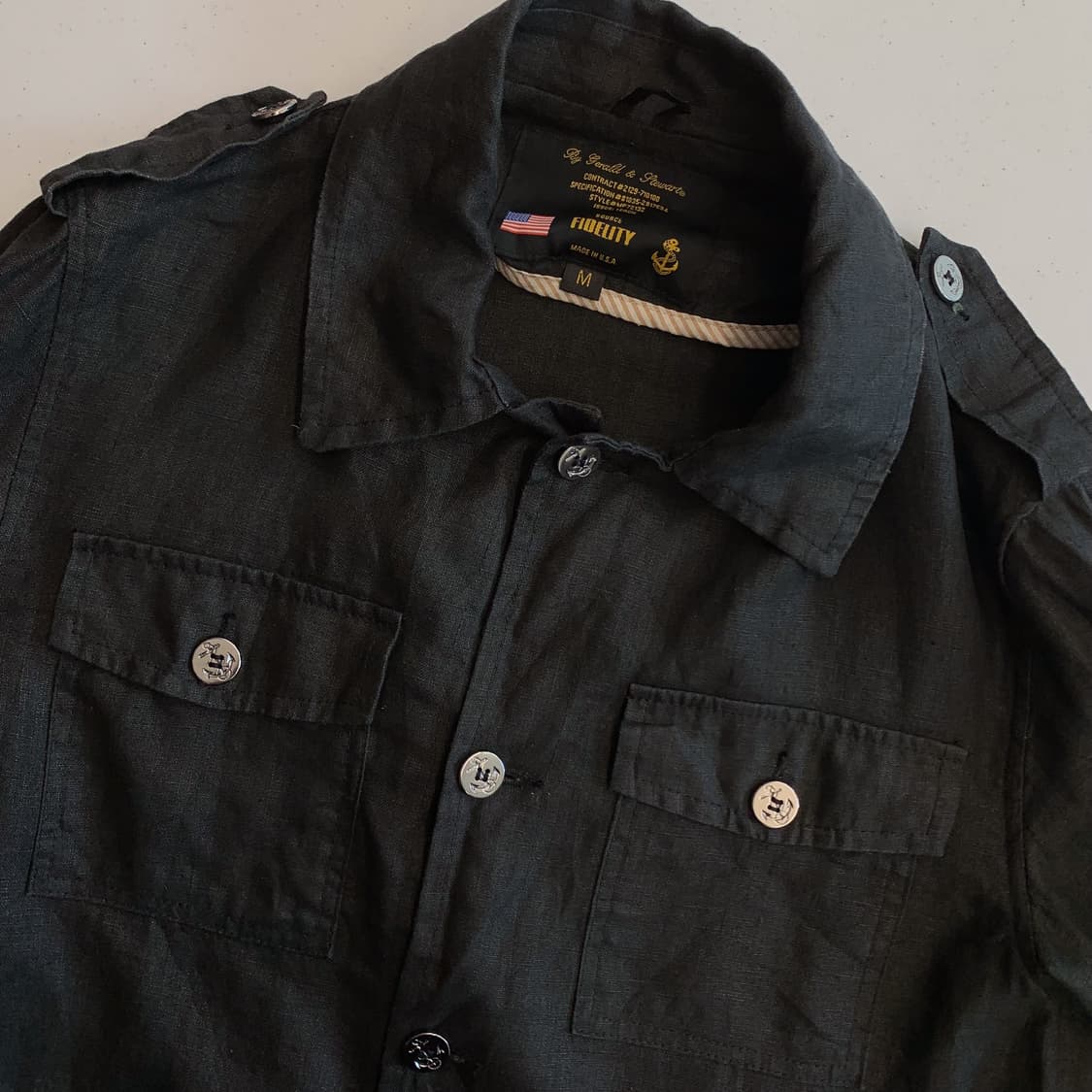 피델리티 USA made 린넨 자켓 95-100 상품이미지6