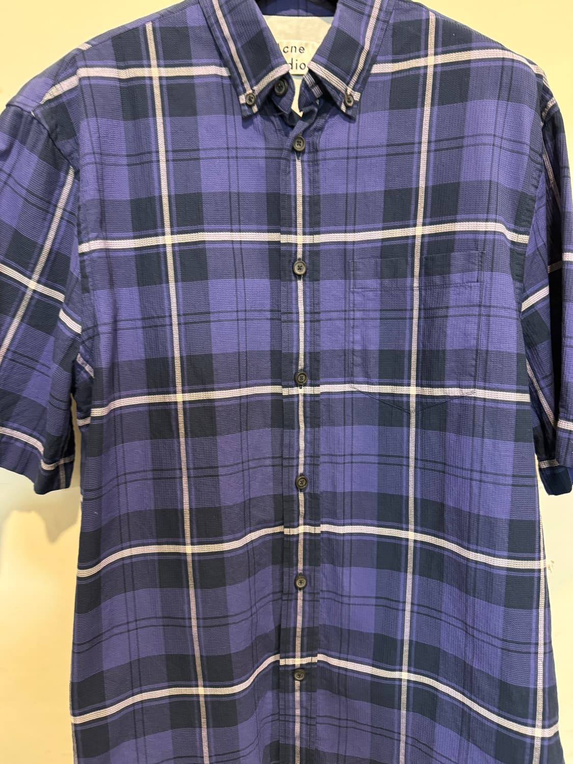 아크네스튜디오 반팔 체크 셔츠 상품이미지4