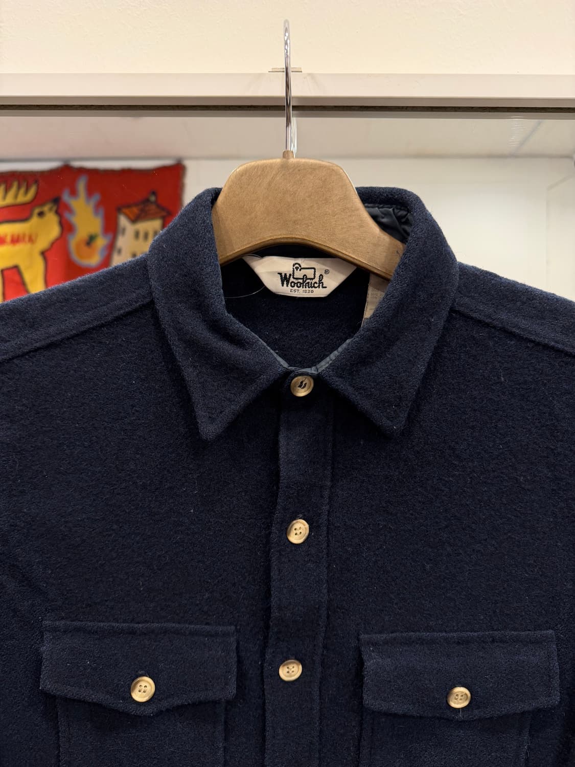 70-80s Woolrich 울리치 빈티지 울 셔츠 (made USA) 상품이미지2