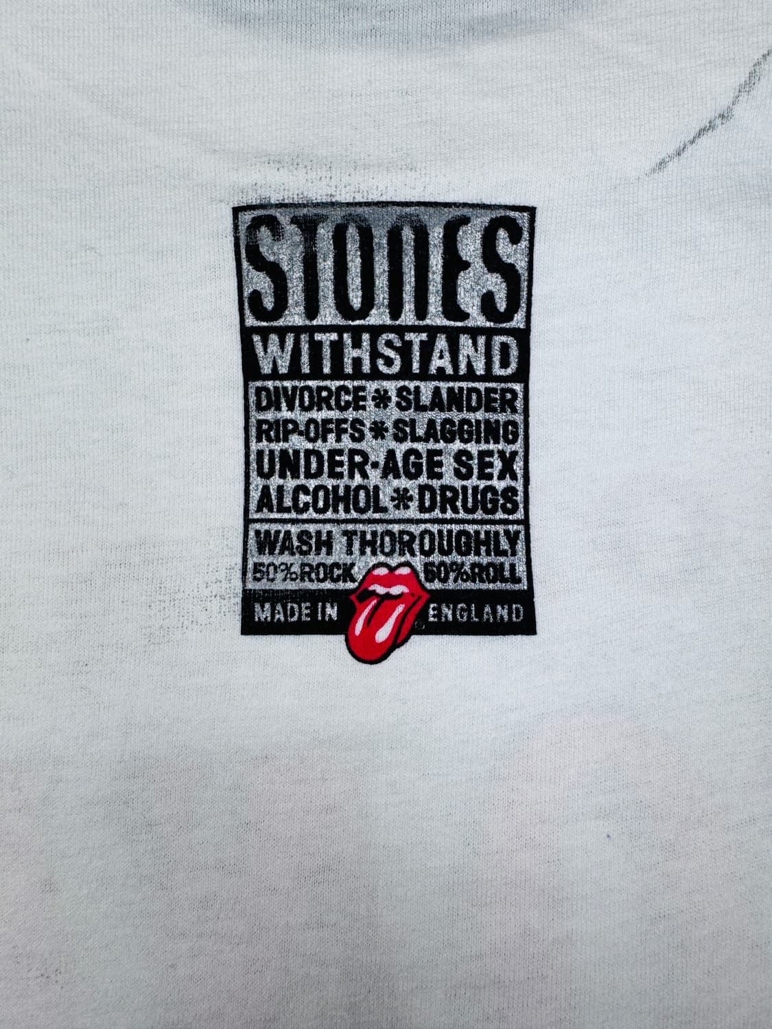 빈티지 90s 롤링스톤즈 the Rolling stones 부두 투어티L 상품이미지6