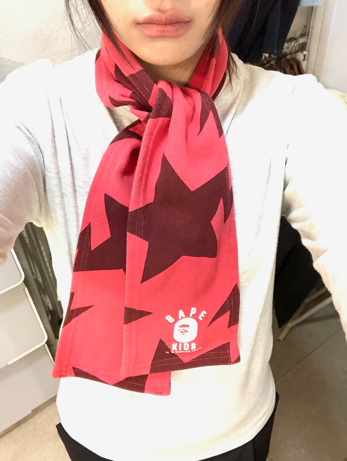 베이프 에이프 스타 머플러 상품이미지1