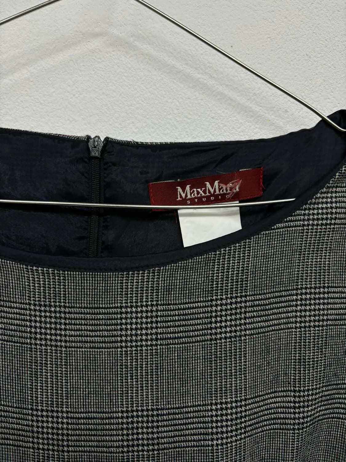 [40] 막스마라 스튜디오 플래드 프린트 반소매 시스 드레스 상품이미지5