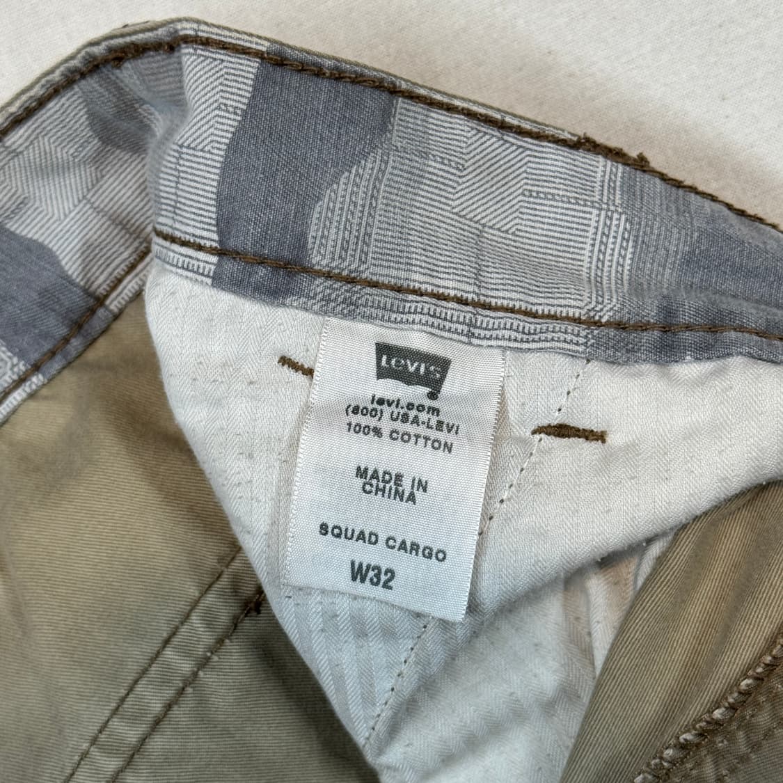 34inch) 리바이스 워크웨어 버뮤다 카고팬츠 반바지 상품이미지10