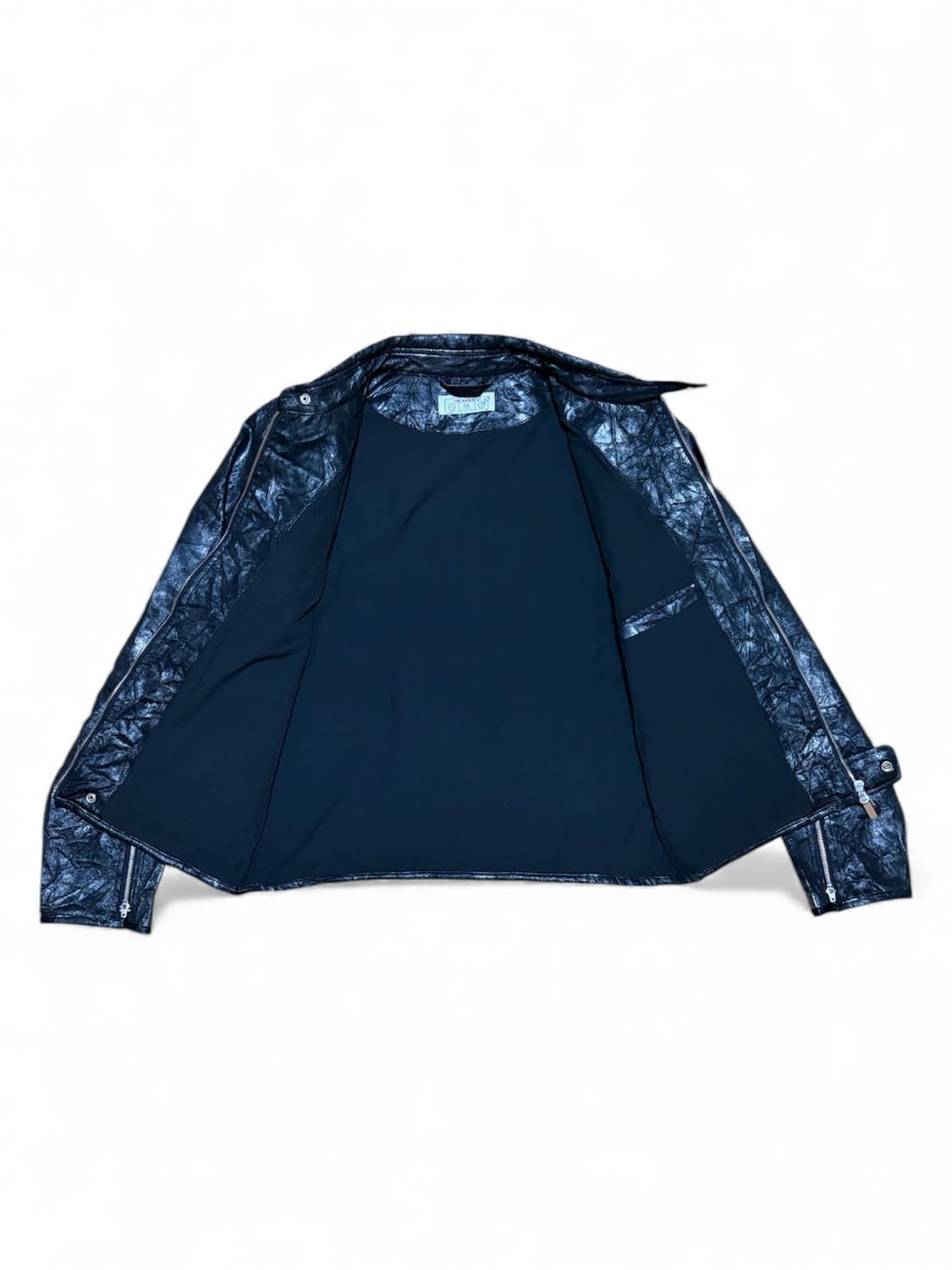 DND4DES PU레더 그래픽 모터사이클 자켓 (블랙) 상품이미지3