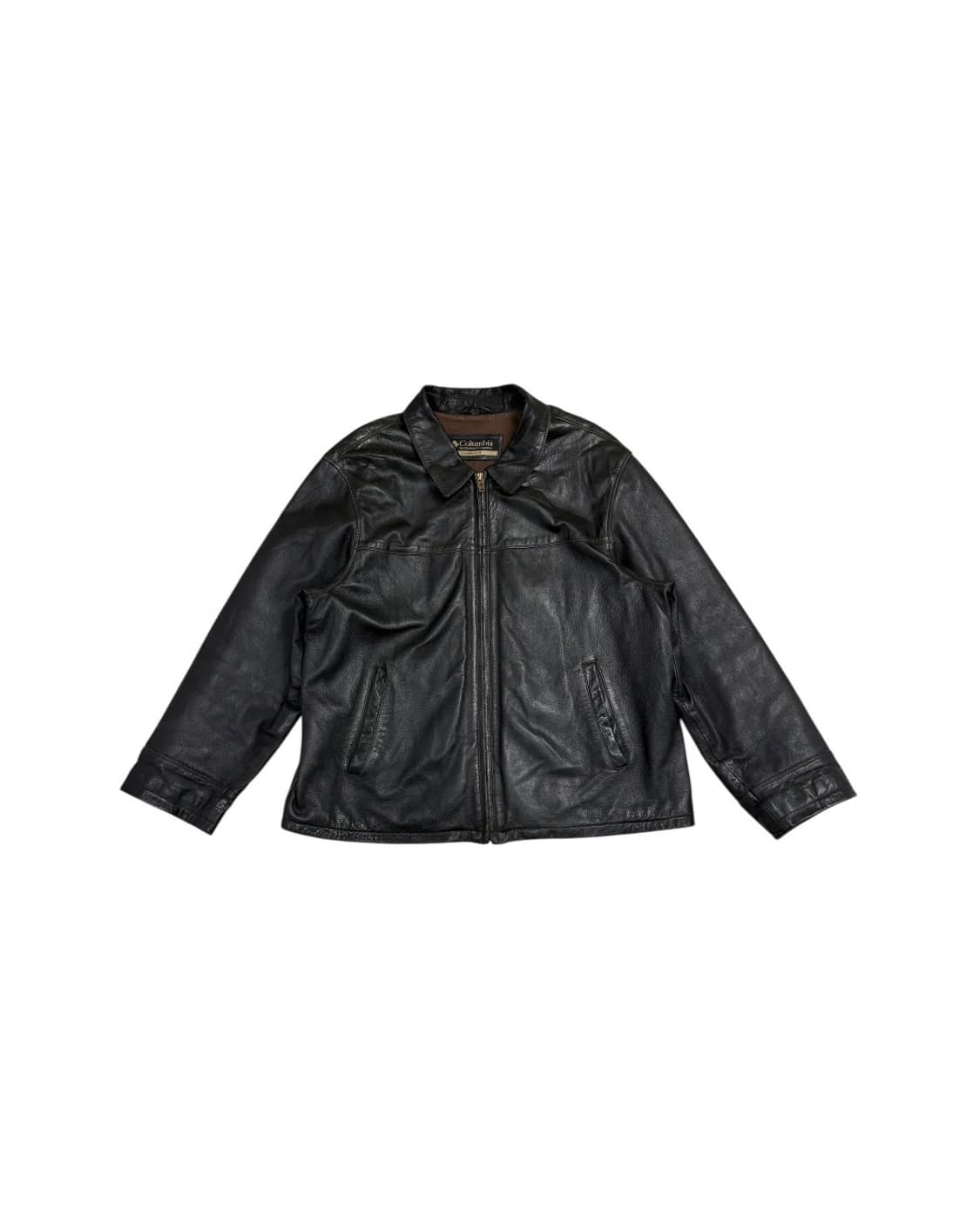 콜롬비아 헤비 레더 바이크 자켓 상품이미지1