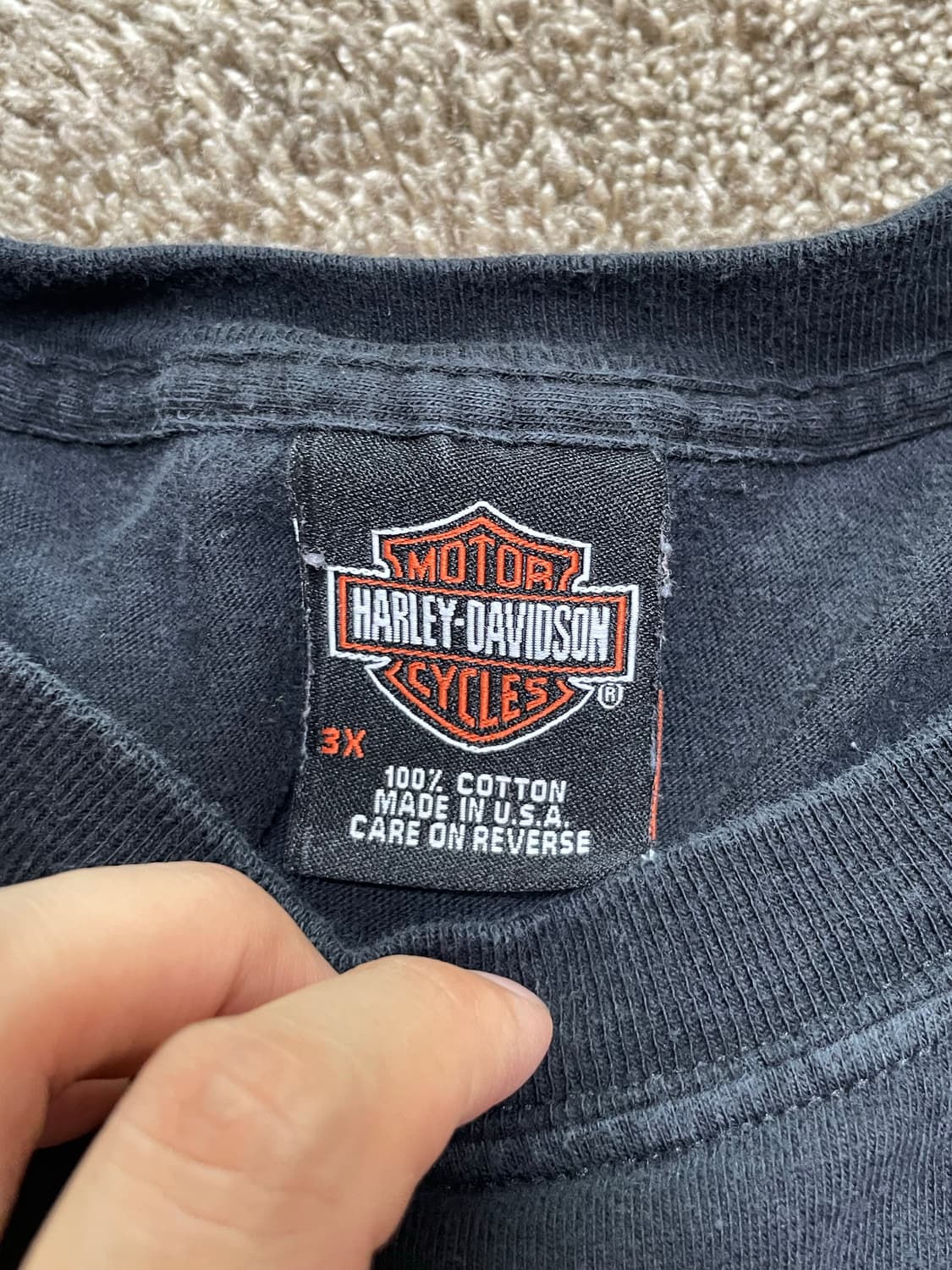 90s harley long sleeve 할리데이비슨 플레임 롱슬리브 상품이미지5