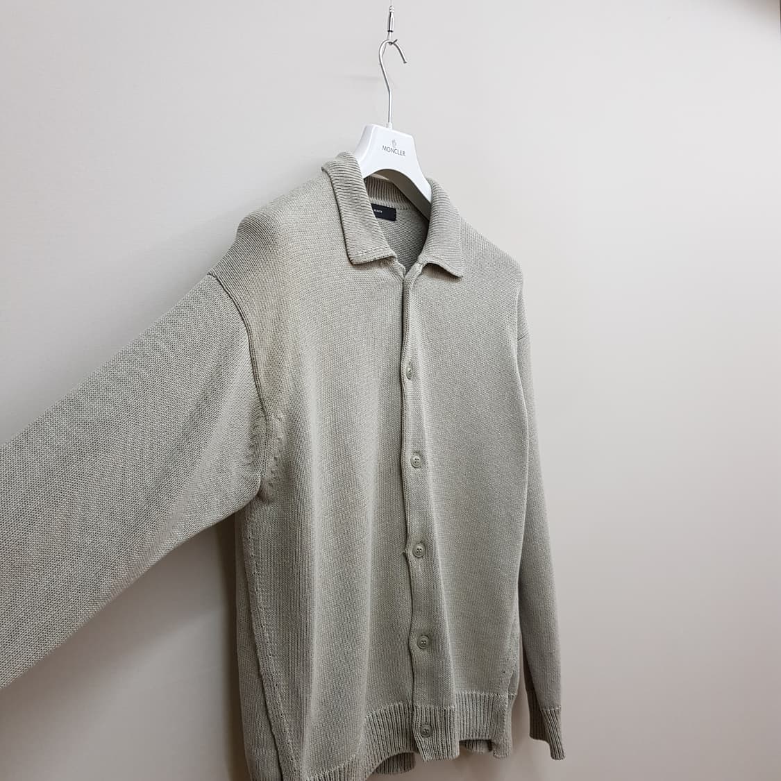 BEAKER 비이커 2021 코튼 니트 카라 가디건 2사이즈 상품이미지3