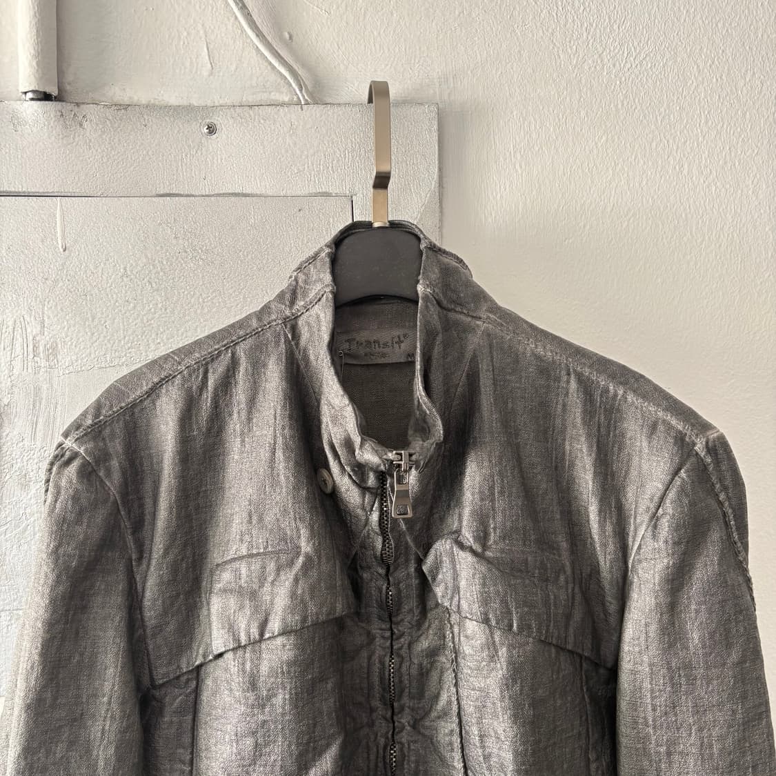 TRANSIT 트랜싯 코팅 집업 자켓 상품이미지4
