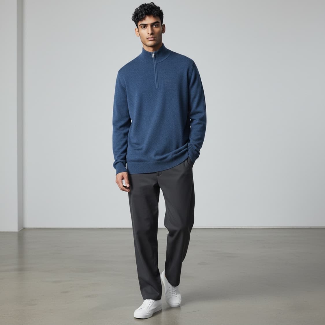 [L] Brooks brothers 브룩스 브라더스 반집업 니트 상품이미지9