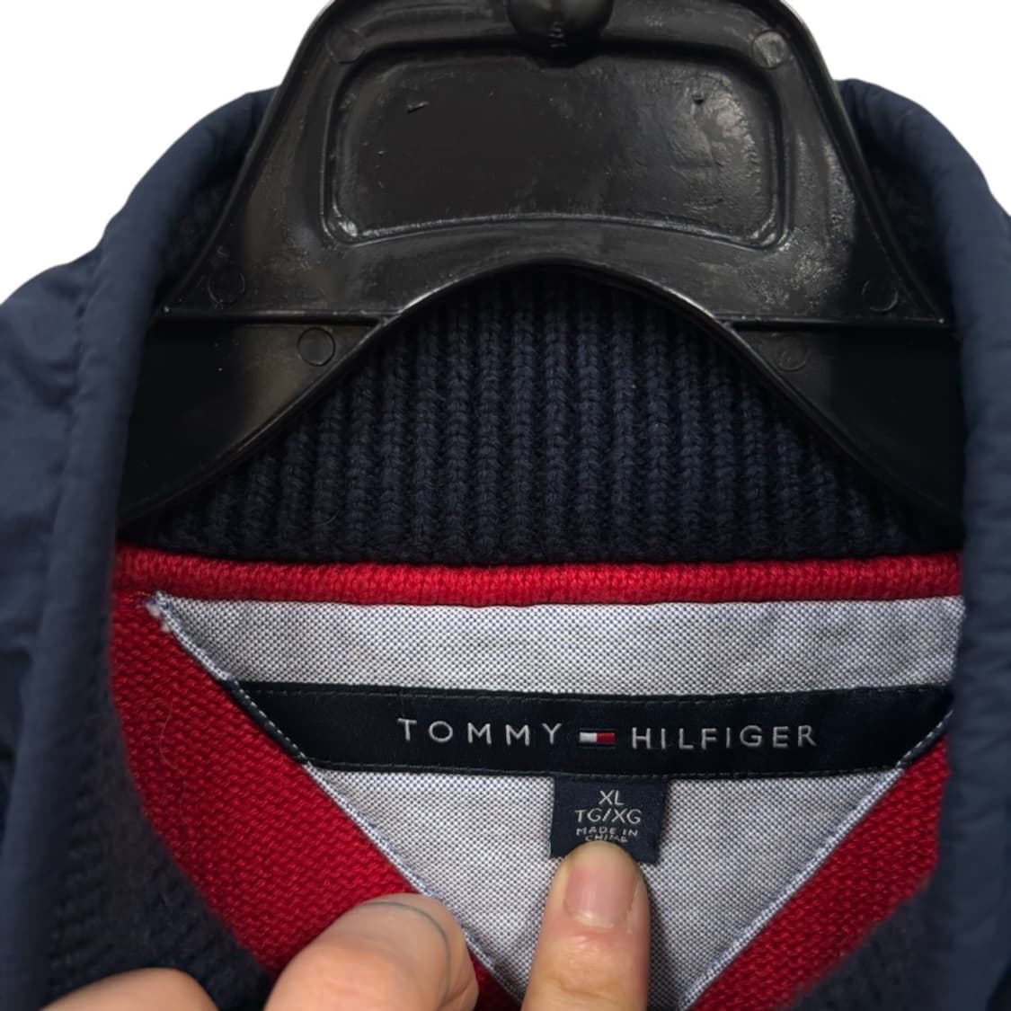 타미힐피거 니트집업 상품이미지4