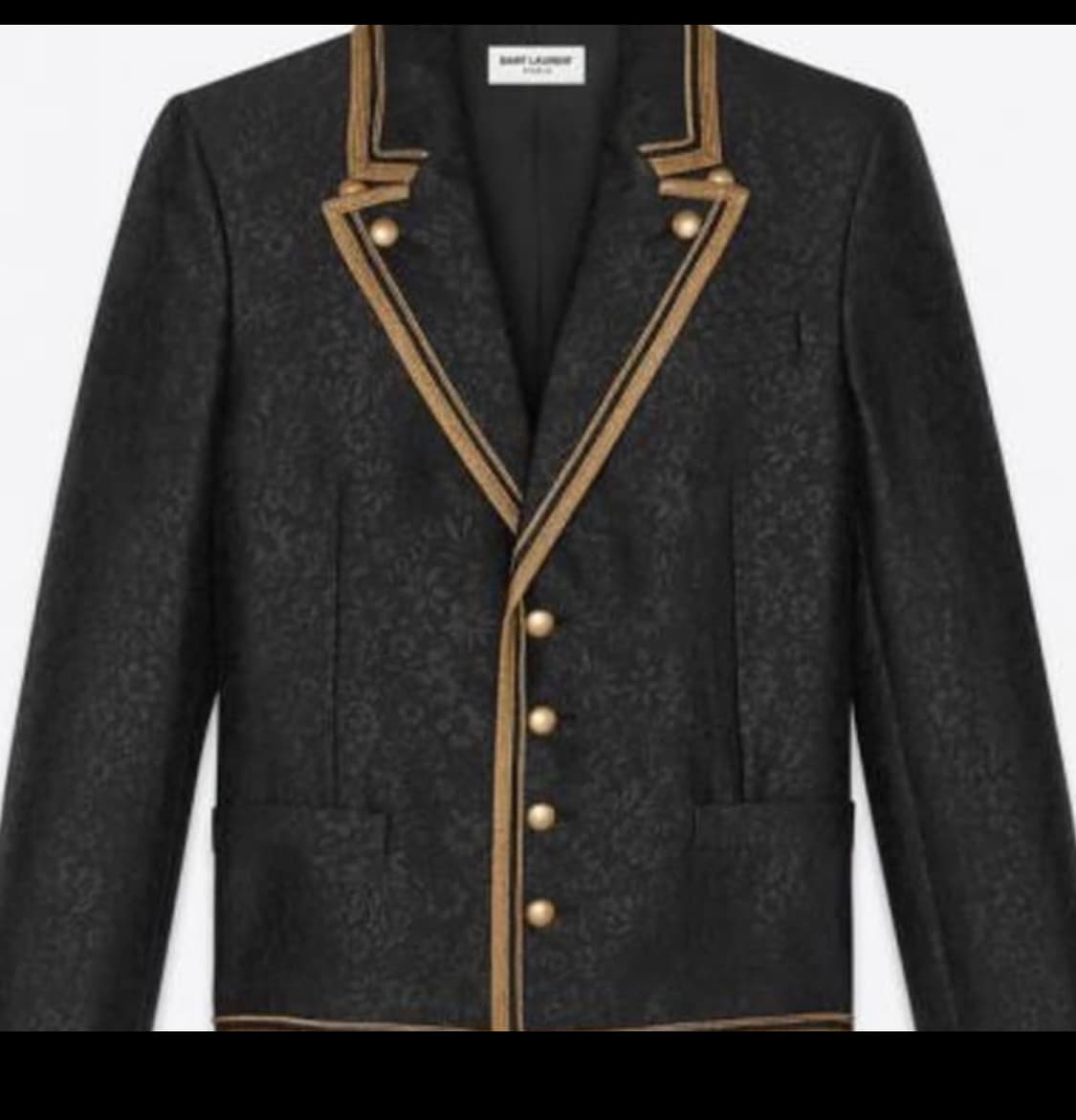 생로랑 블랙 금장 자켓 50 상품이미지2