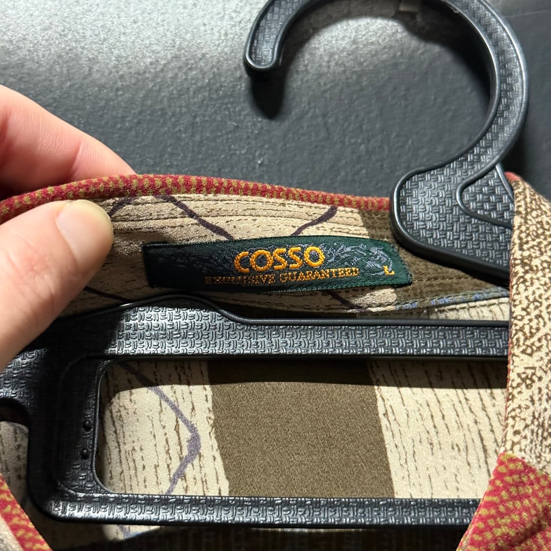 VTG 빈티지 에스닉 기하학 패턴 원포켓 긴팔 셔츠 상품이미지5