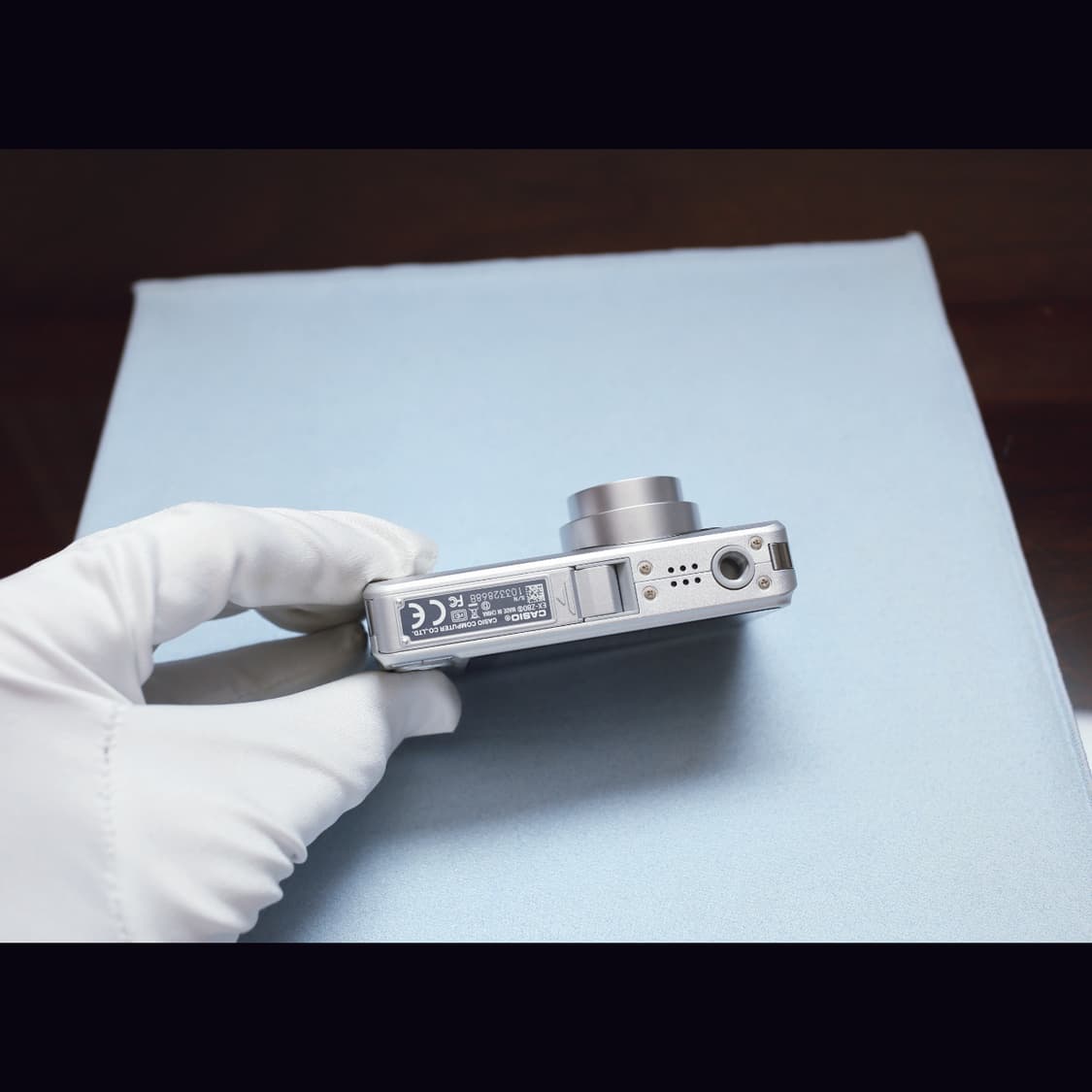 레어<민트급><카리나>카시오 엑슬림 z80 실버 빈티지 디카 상품이미지7