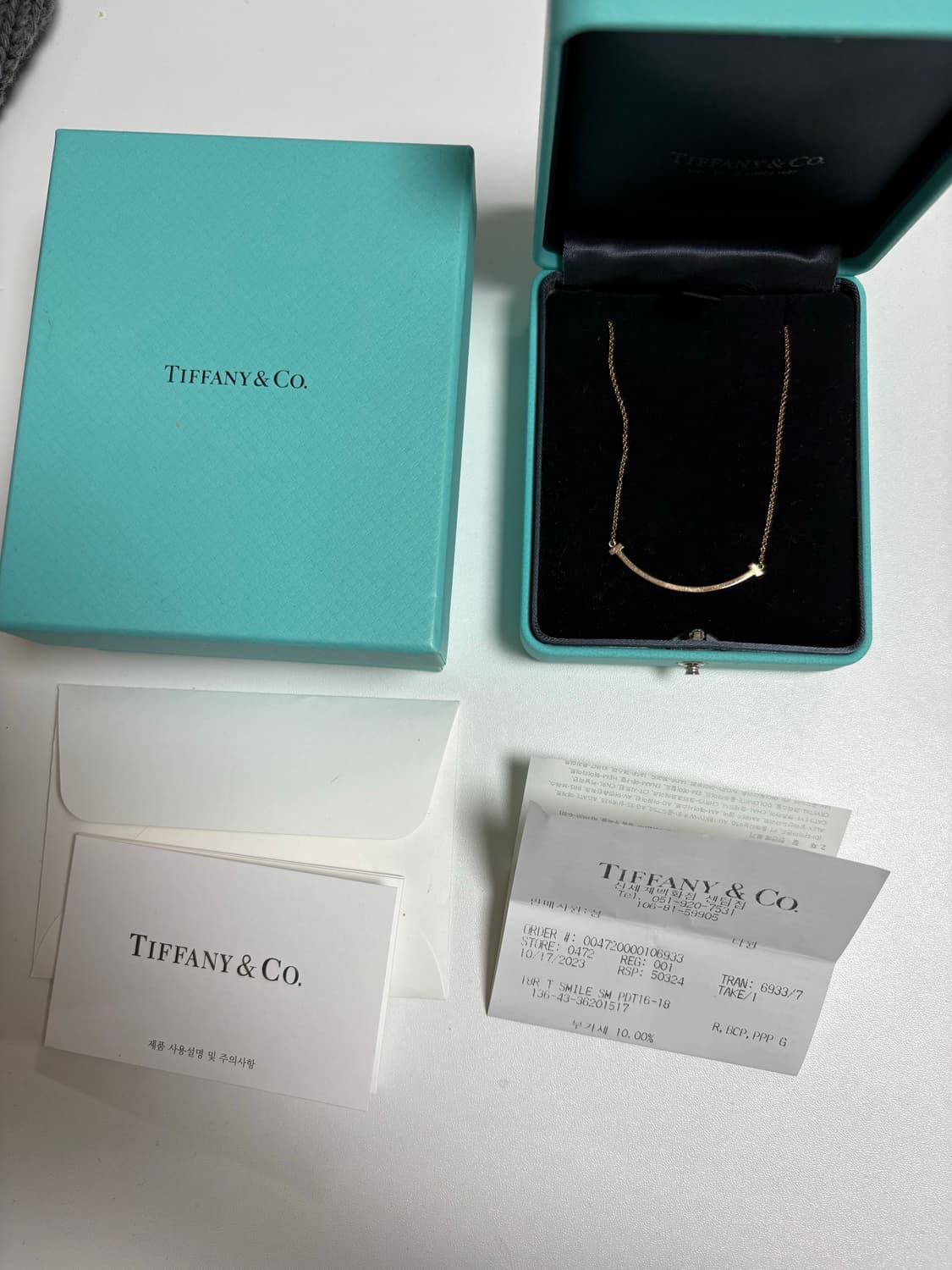티파니앤코 스마일 목걸이 스몰사이즈 상품이미지3