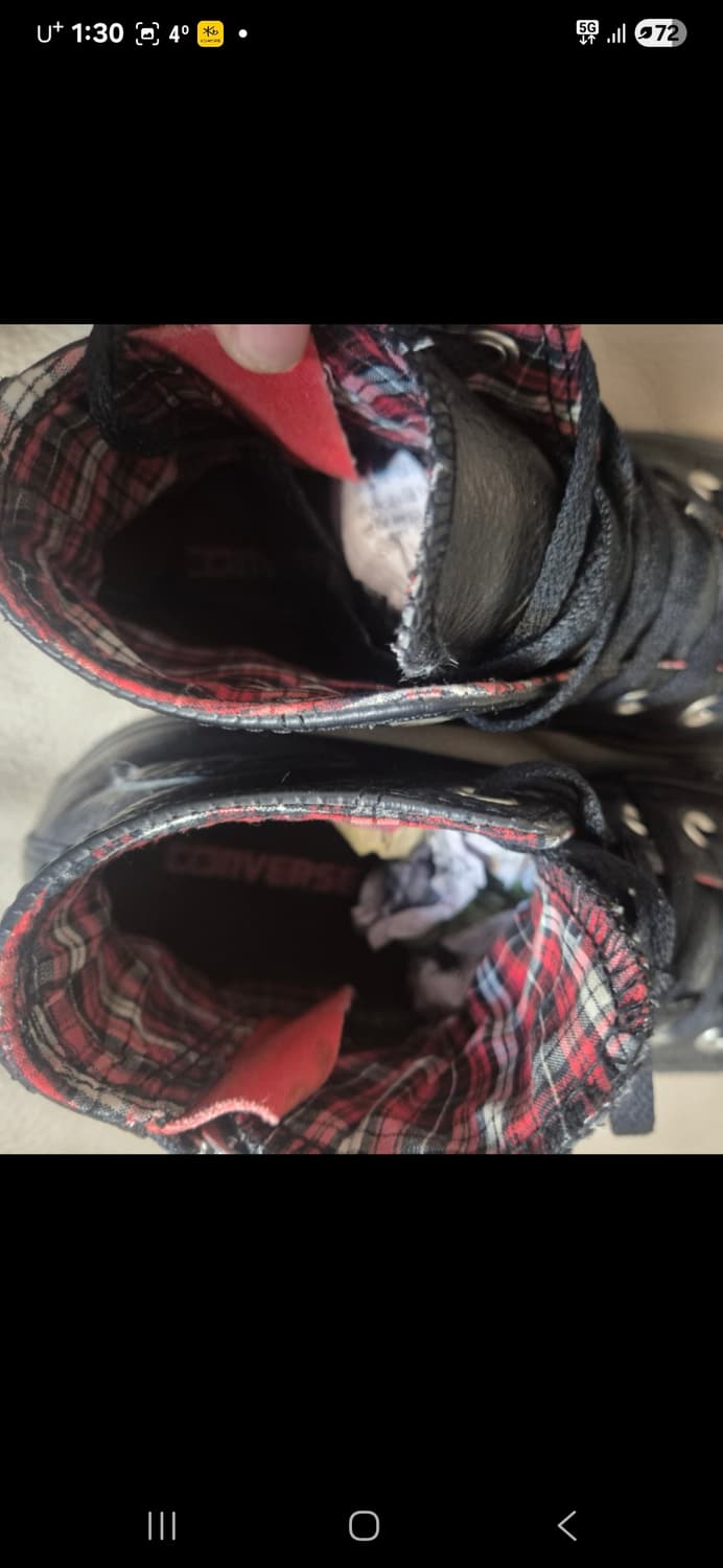 컨버스 척테일러 1970s 하이 프리미엄 레더 240mm 상품이미지7