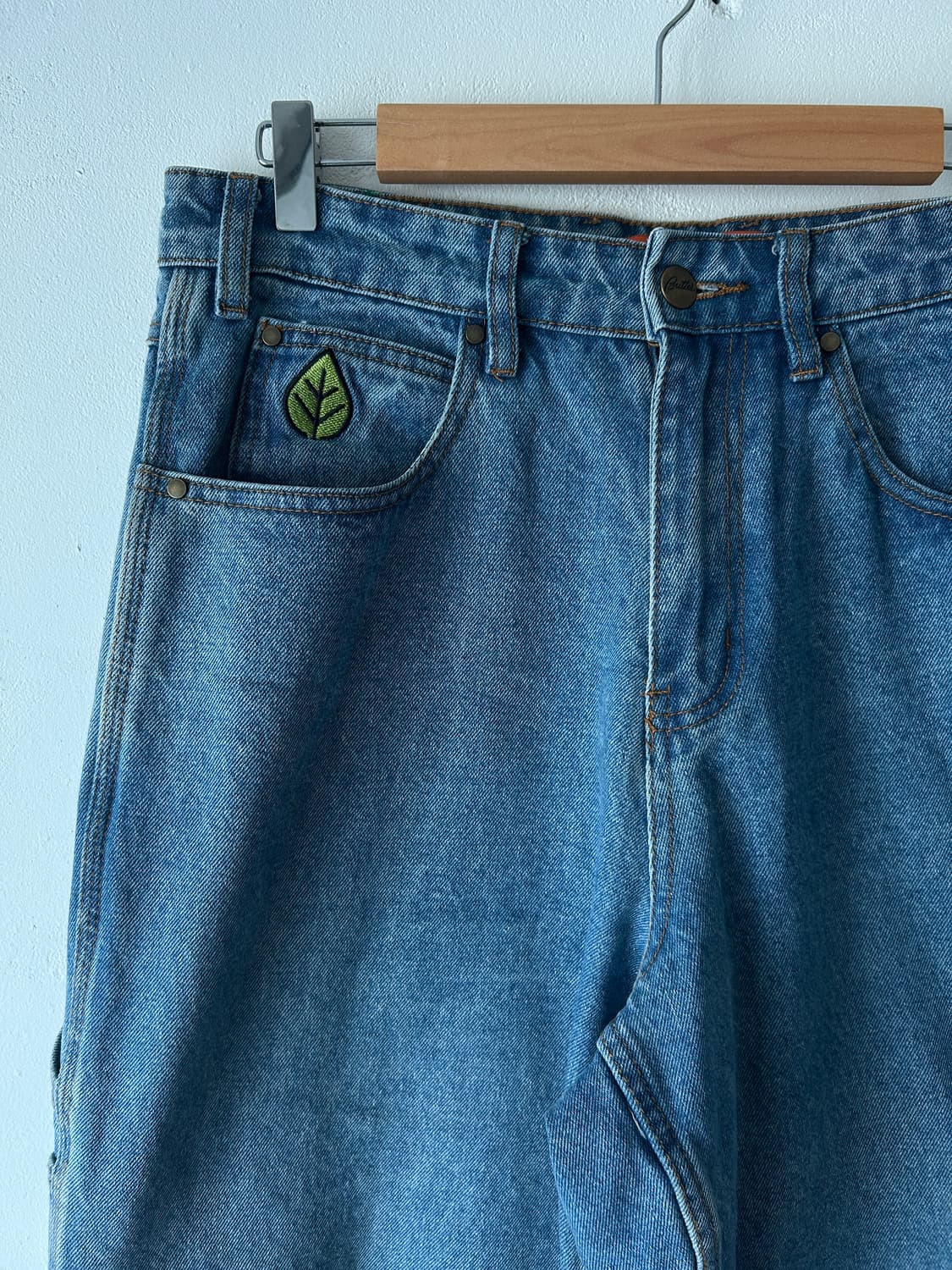 버터굿즈 weathergear 데님 배기 팬츠 / 블루,30 상품이미지2