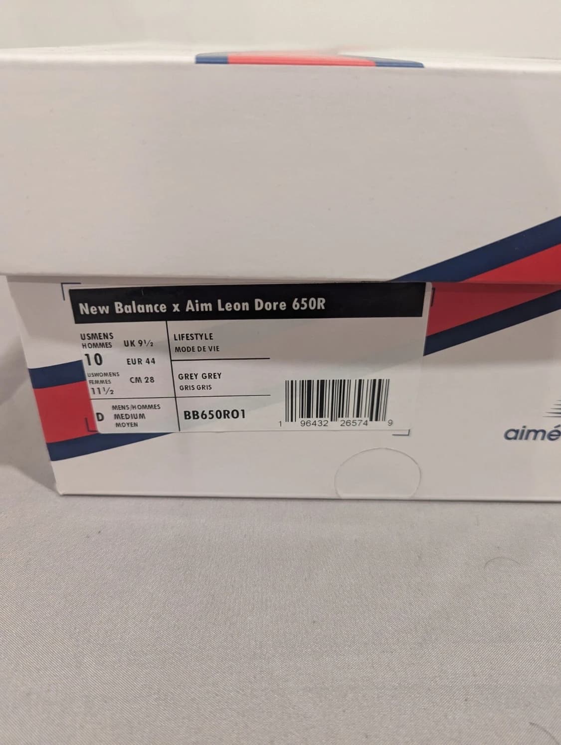 뉴발란스 x 에메 레온 도르 650R 다크 그레이 상품이미지7