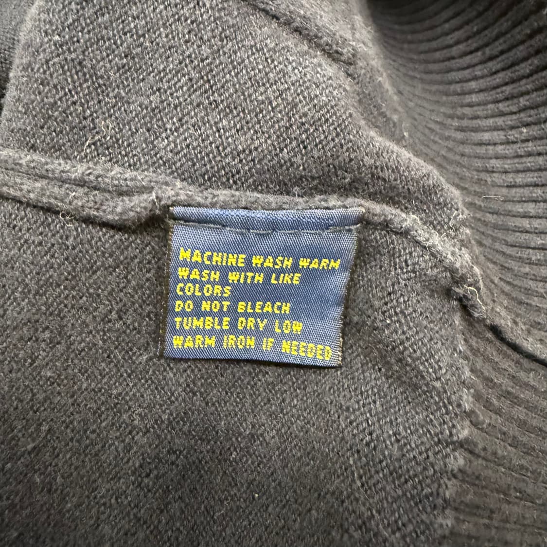 폴로 랄프로렌 네이비 브이넥 니트 가디건 상품이미지6