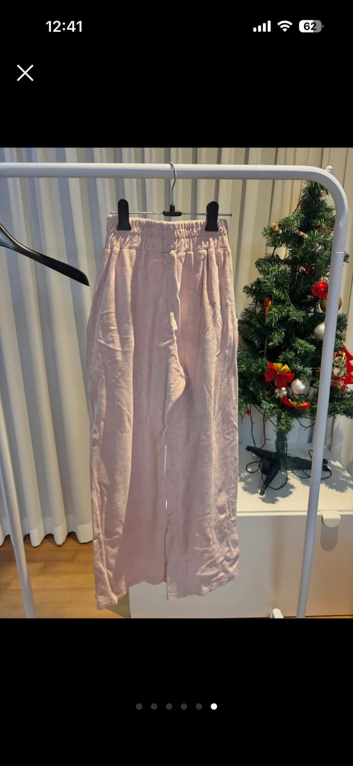 미니포에 벨로아 롱 트레이닝 팬츠 핑크 단종 상품이미지6