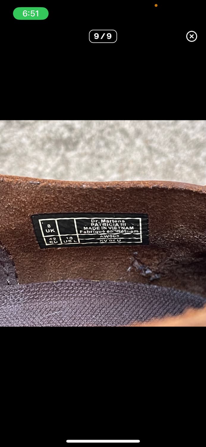 [8UK] 닥터마틴 패트리샤 III 브라운 (270~275) 상품이미지9