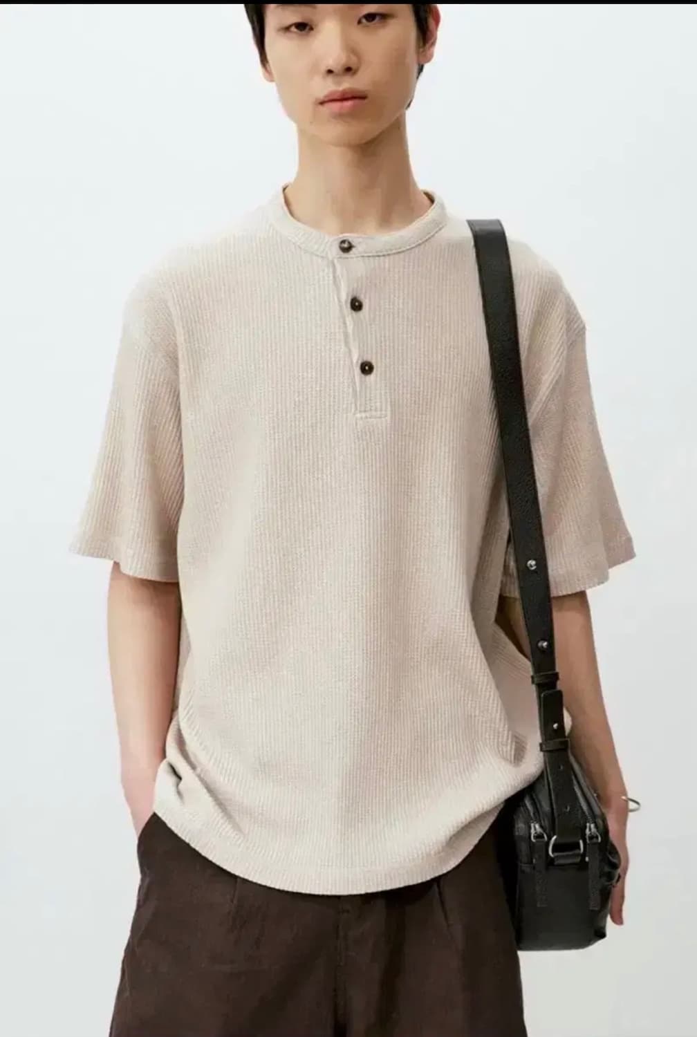 25SS 유스 반팔 니트 L 상품이미지1