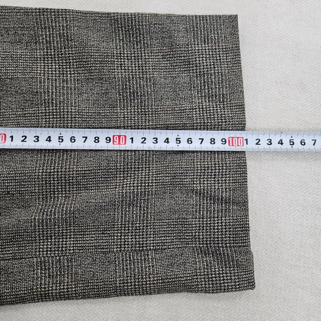 [92-106] 갤럭시 투턱 체크패턴 울100% 팬츠 0120Y2 상품이미지9