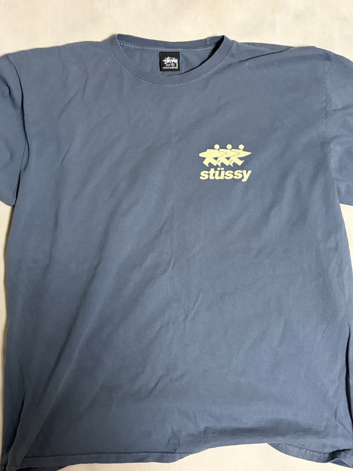 스투시 서프워크 인디고 피그먼트 티셔츠 상품이미지2