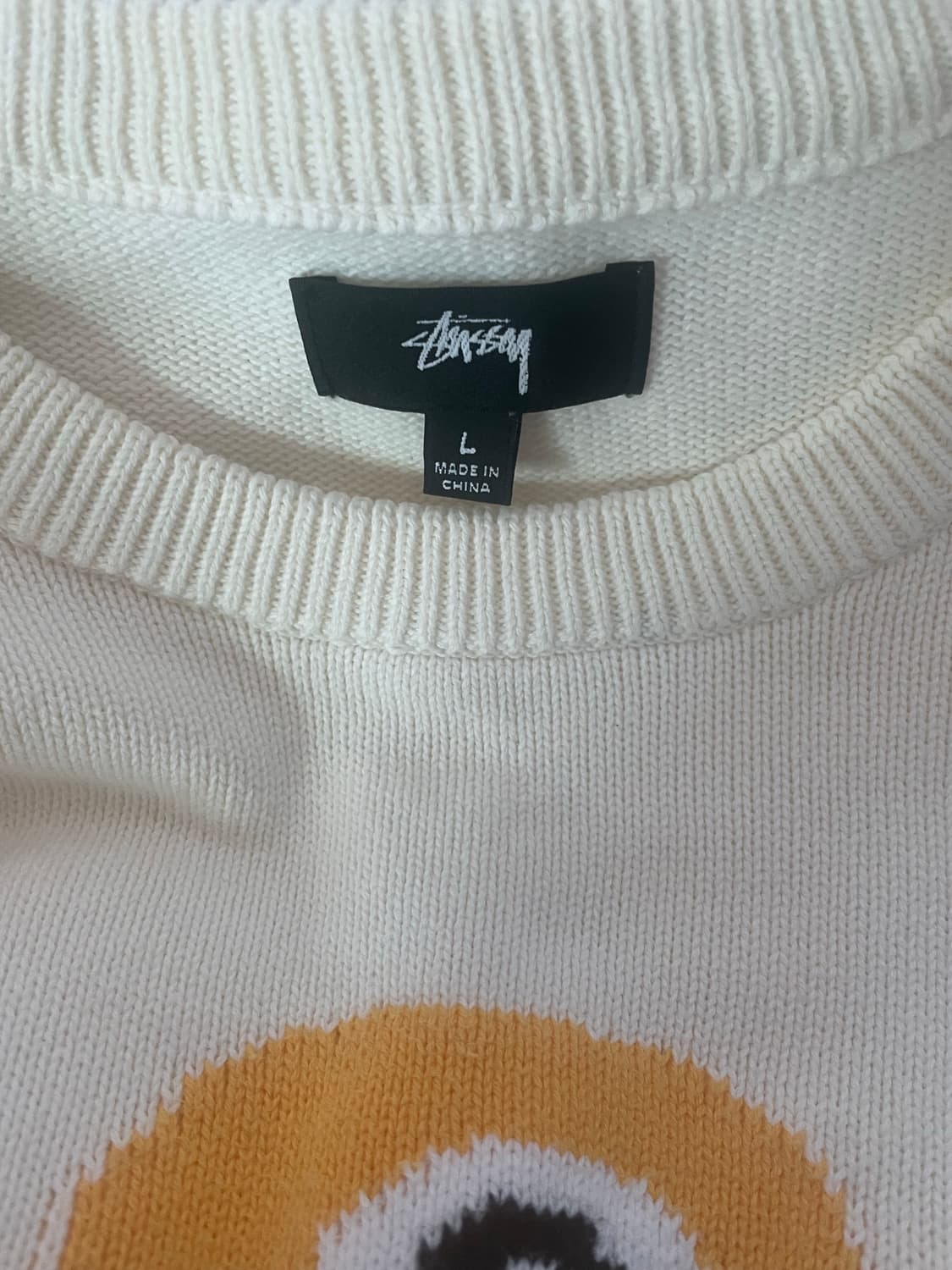 Stussy 스투시 빌리아드 스웨터 내츄럴 L 상품이미지4