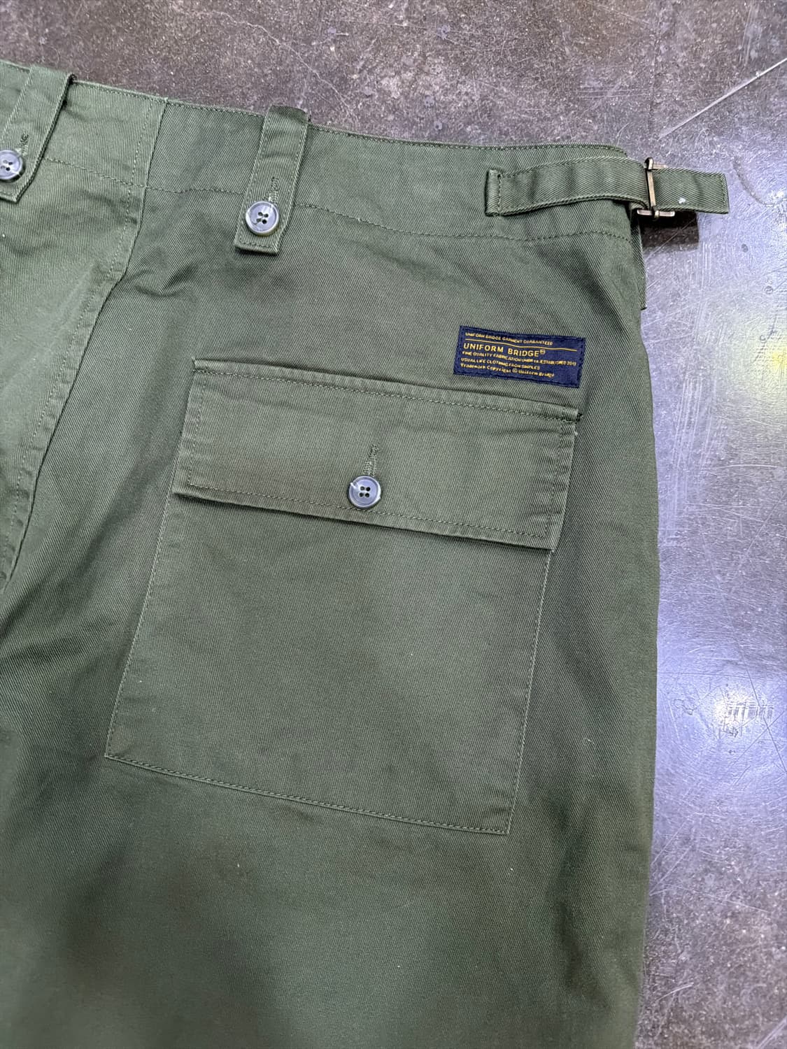 유니폼브릿지 영국군 퍼티그팬츠 올리브 XL 상품이미지8