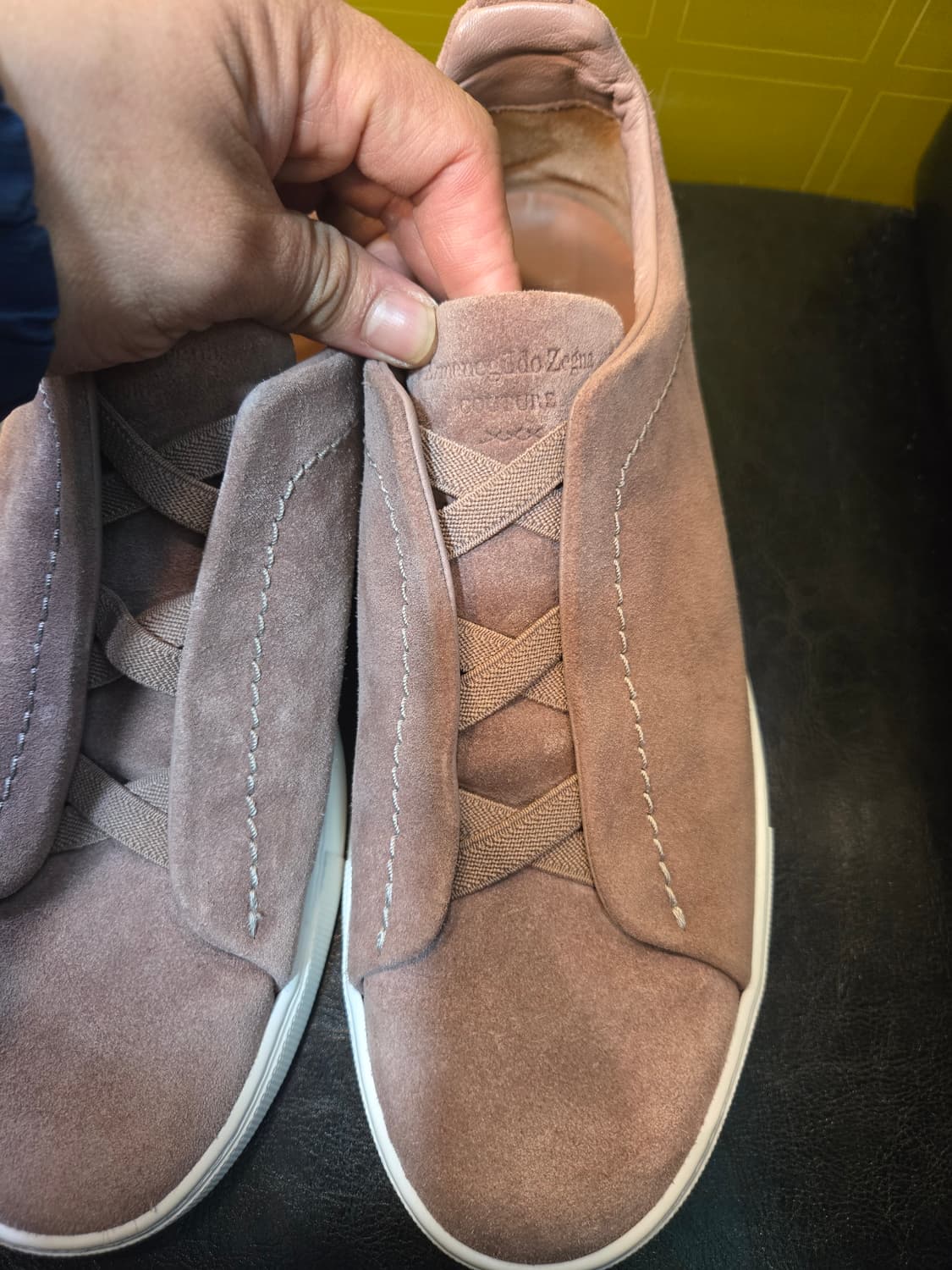 에르메네질도 제냐 스웨이드 스니커즈 265 상품이미지1