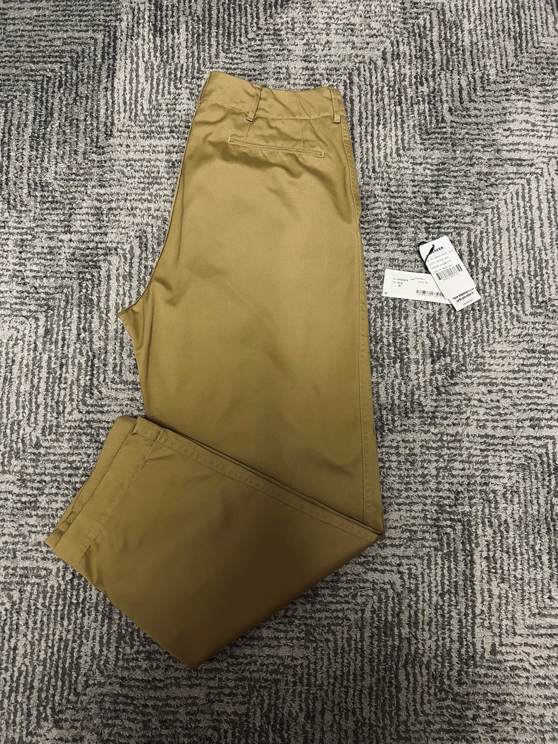 나나미카 와이드 스트레이트 치노 탄 tan 32 상품이미지1