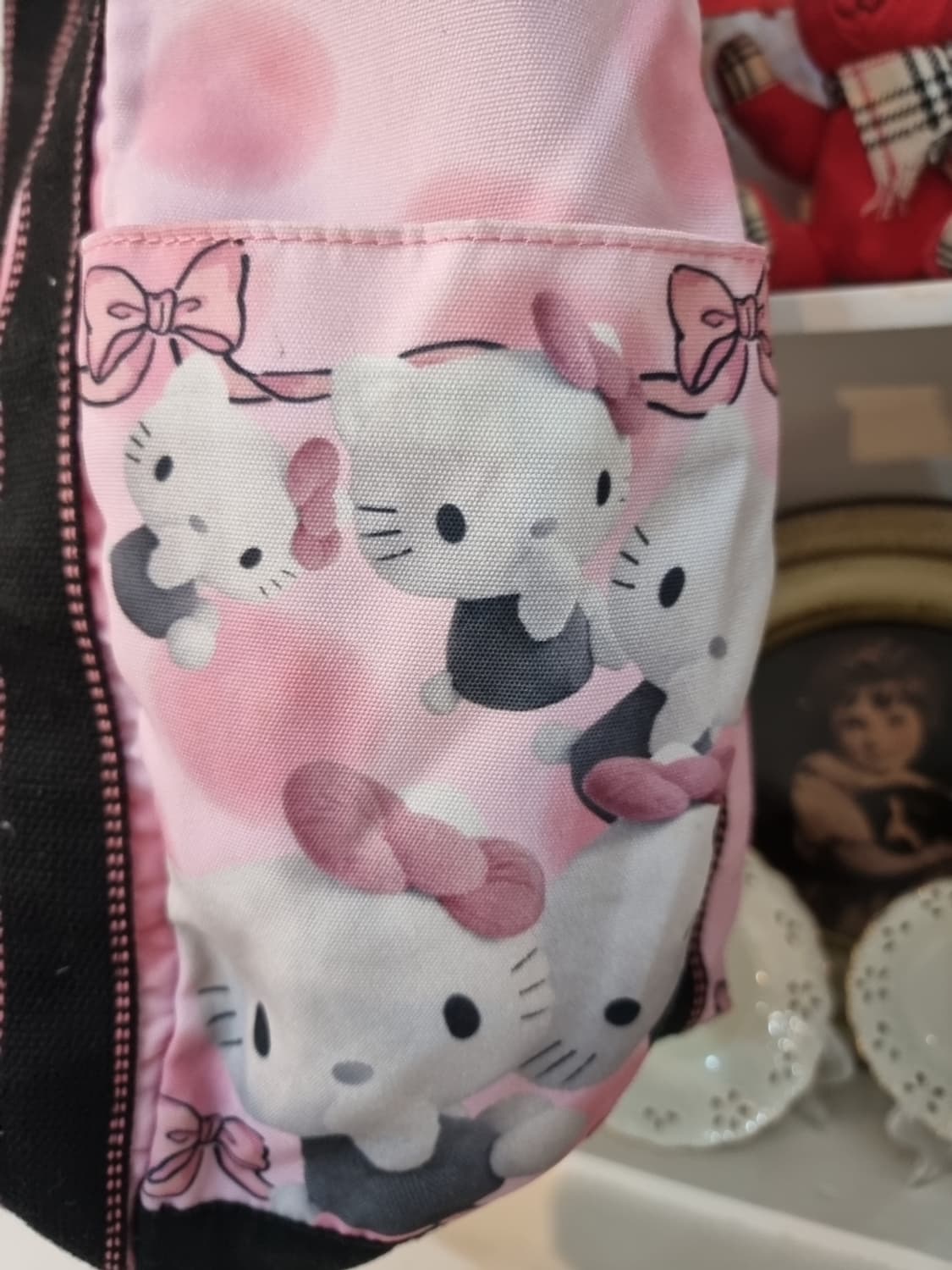 헬로키티  디아리시모 콜라보 리본 토트백 상품이미지2