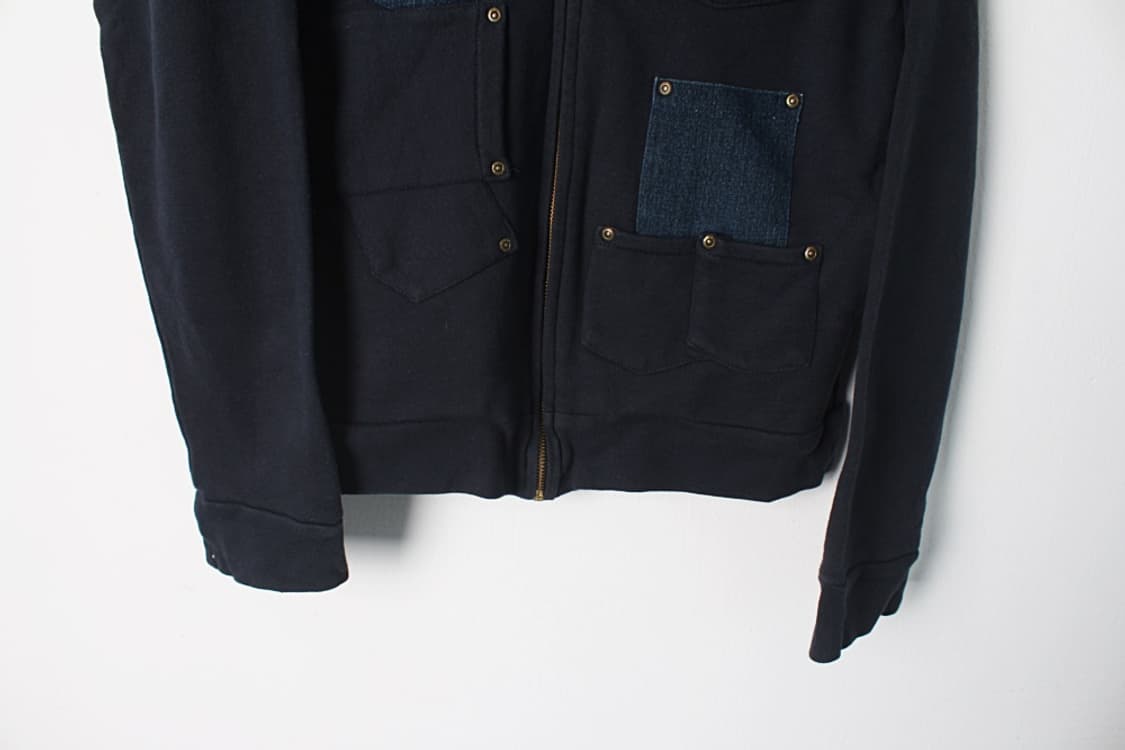 데니아 맨즈 패치워크 집업 상품이미지3