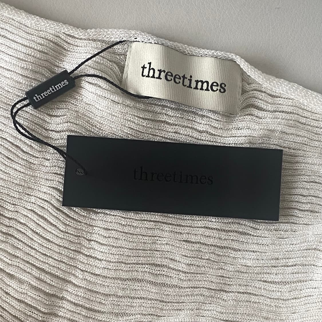 쓰리타임즈 릿 볼레로 새상품 아이보리 상품이미지2