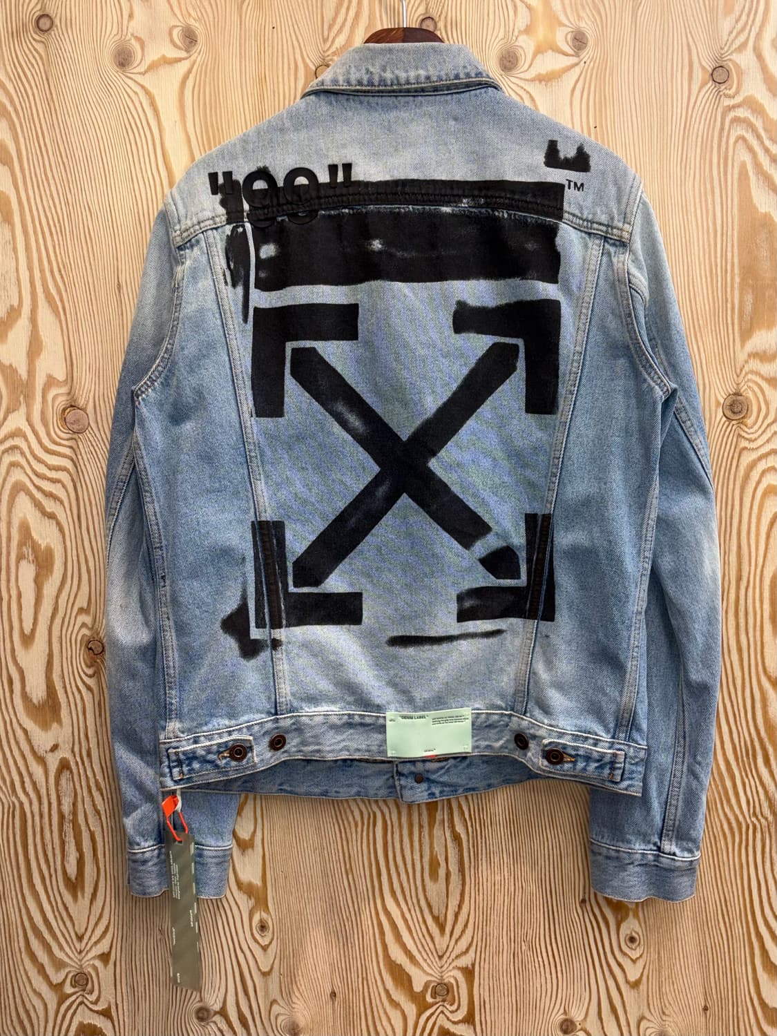 오프화이트 임프레셔니즘 데님 자켓  상품이미지3