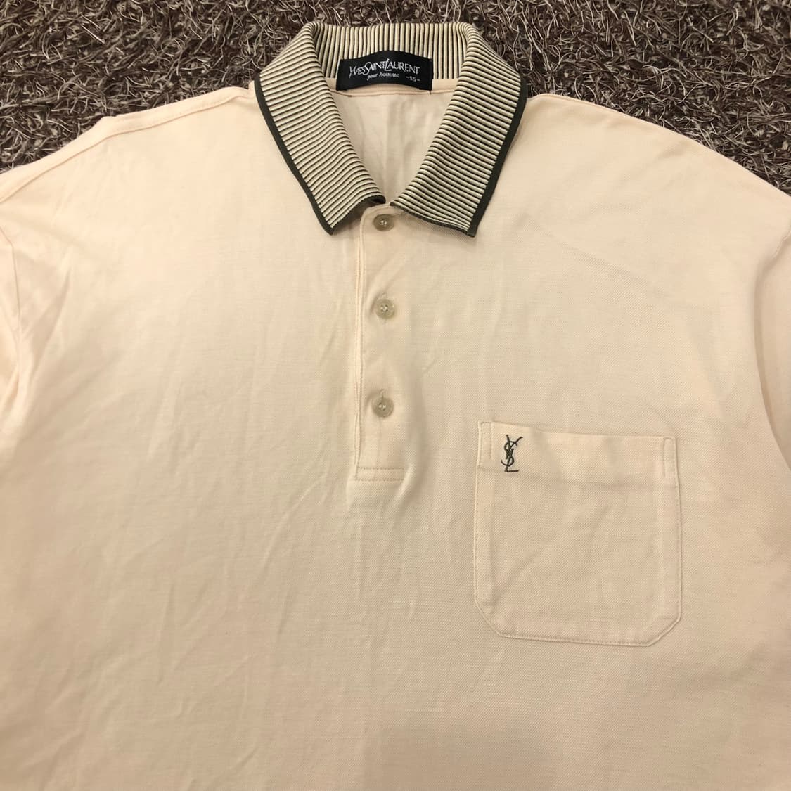 입생로랑 아카이브 카라 롱슬리브 티셔츠 상품이미지2