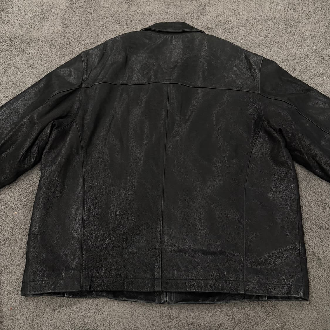 [정품/100] 입생로랑 블랙 양가죽 레더 자켓 상품이미지4