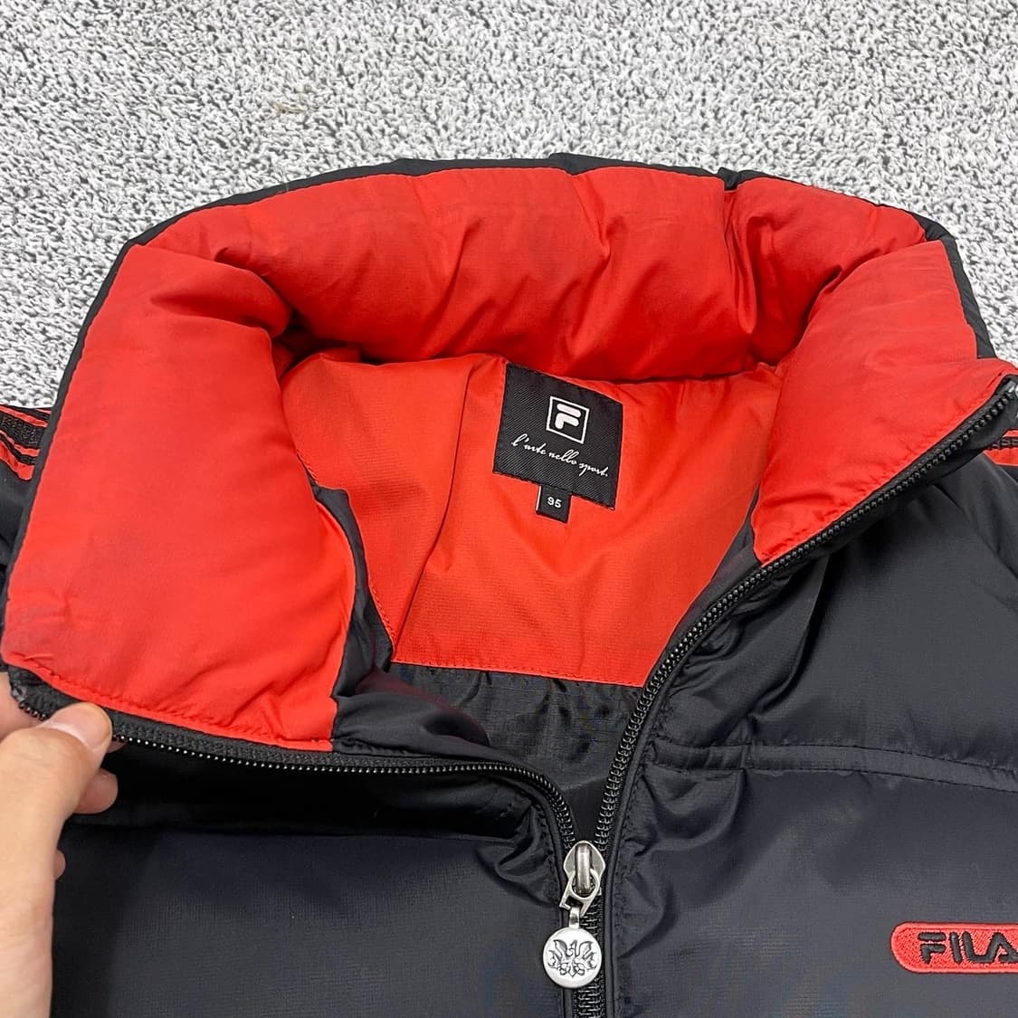 휠라 00s 사이드라인 덕다운 패딩 상품이미지5