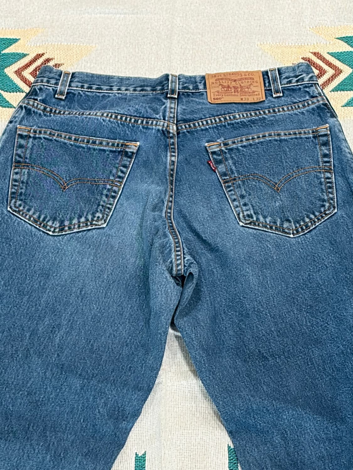 리바이스 00년 멕시코 560 루즈 테이퍼드 데님 팬츠 상품이미지8