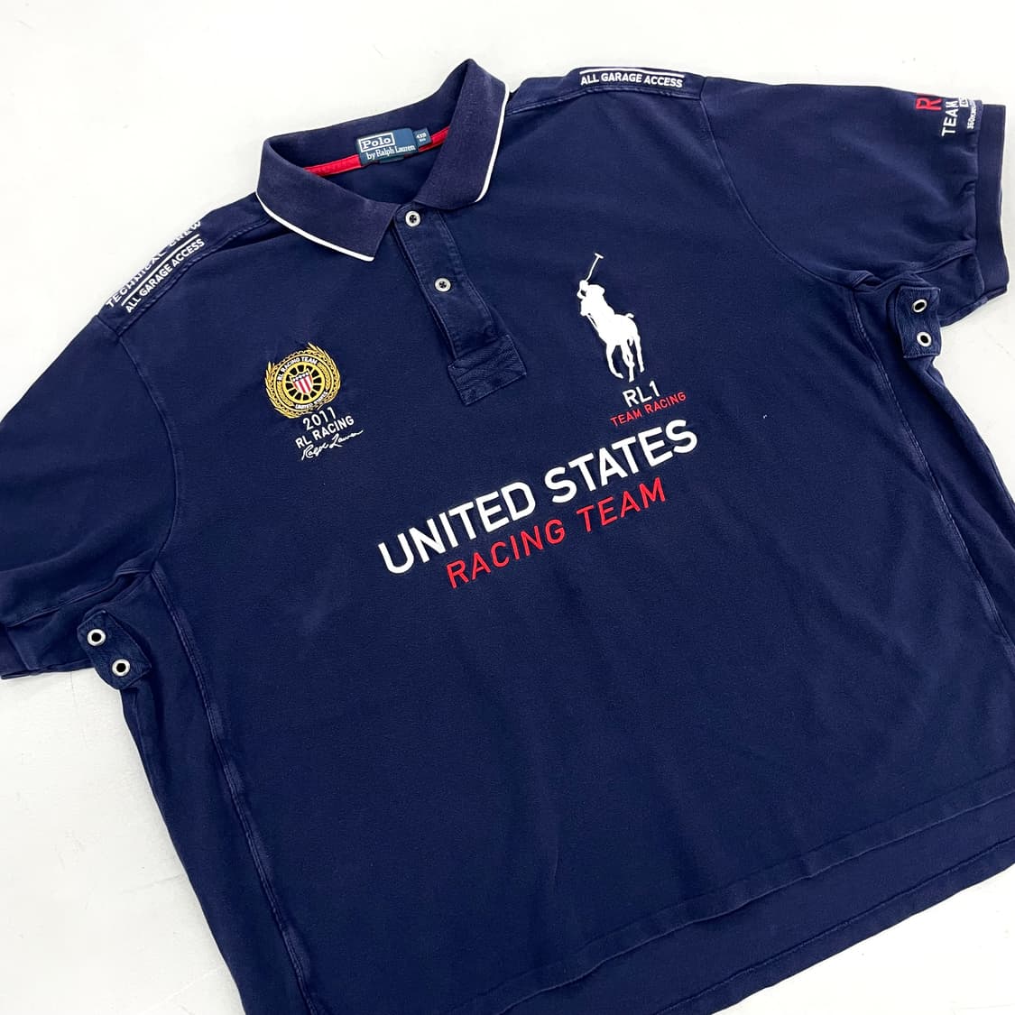 폴로 치프키프 빅포니 USA 레이싱 PK 카라 반팔 티셔츠 상품이미지2
