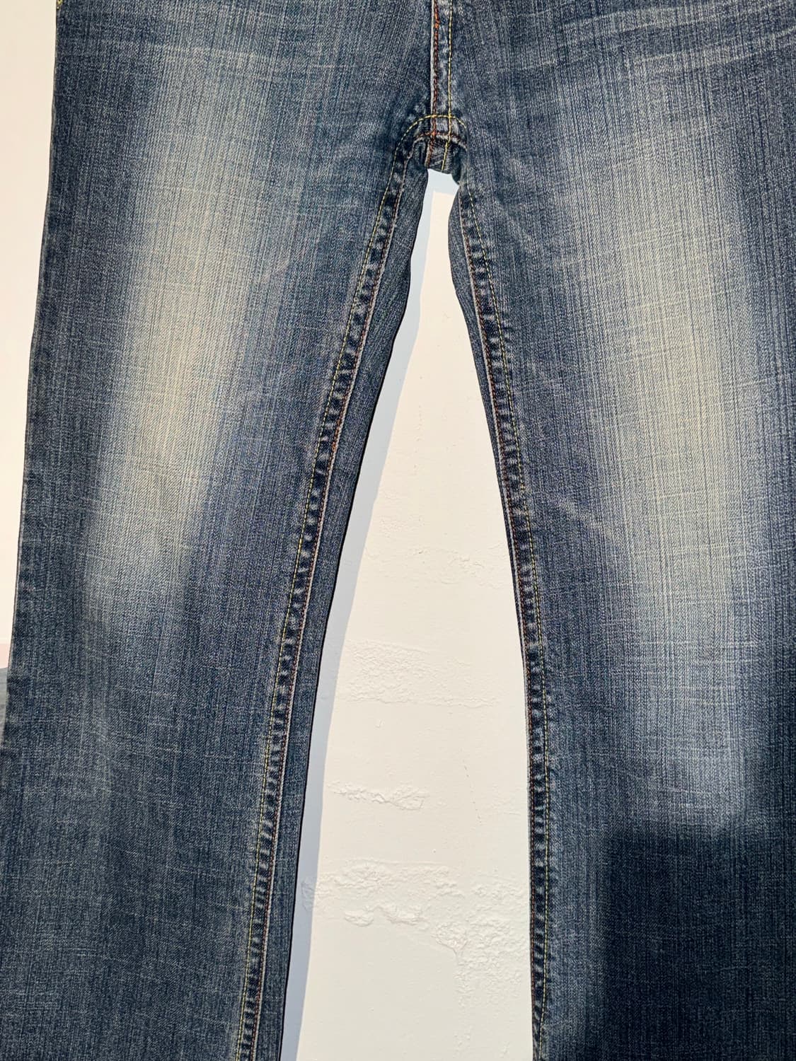 오렌지 스티치 데님 팬츠 상품이미지6