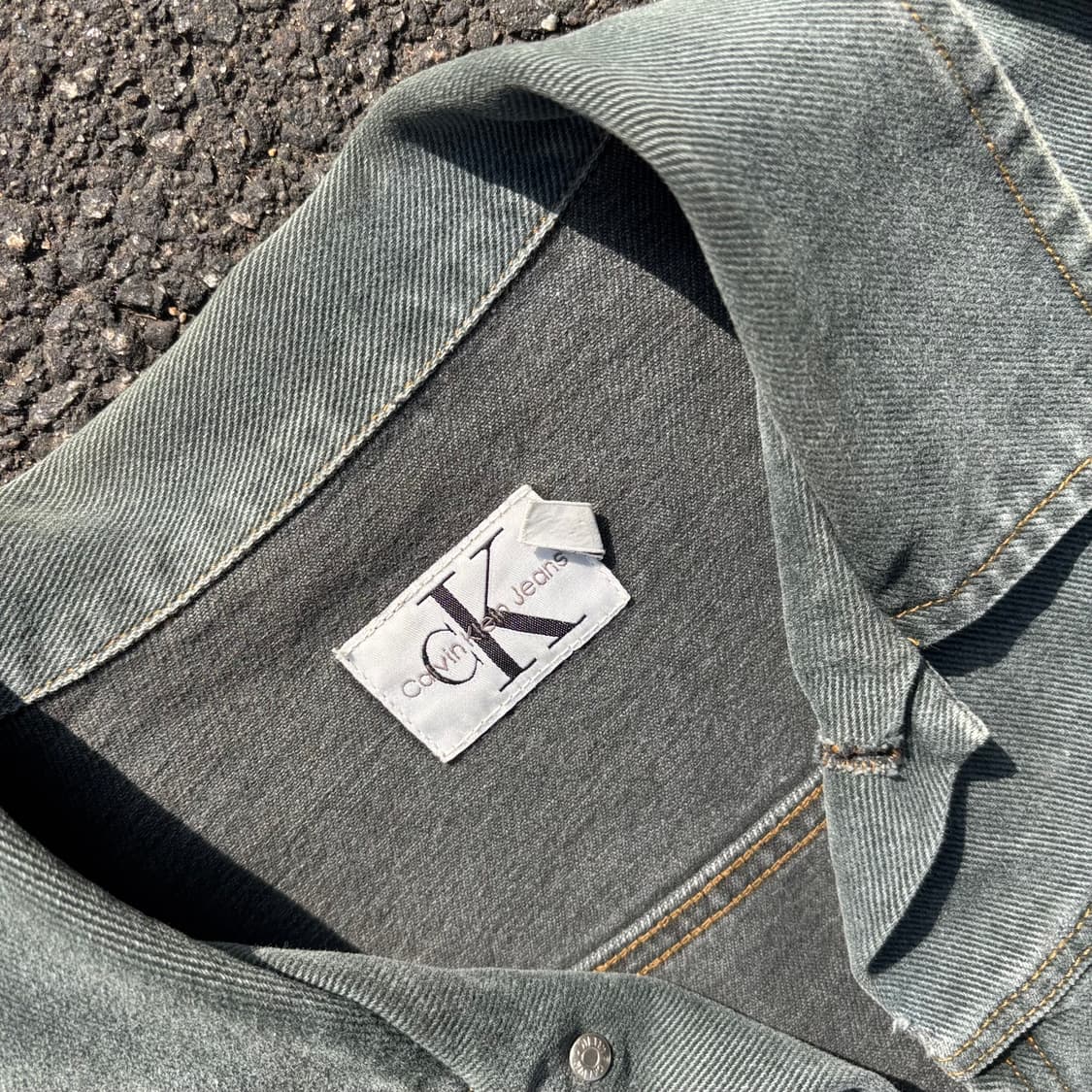 올드 ck 데님 자켓 상품이미지3
